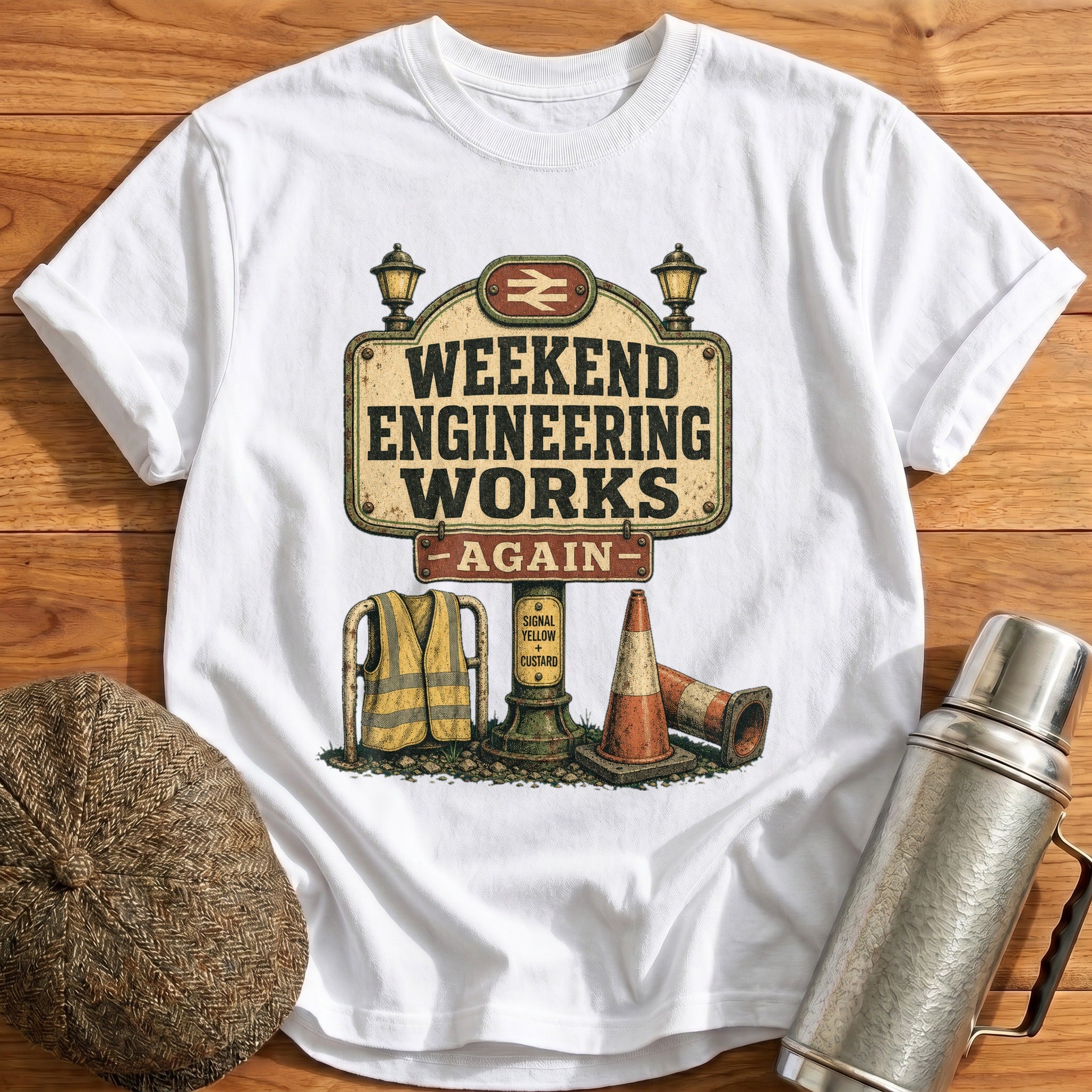 Weekend Engineering Works T-Shirt - White
