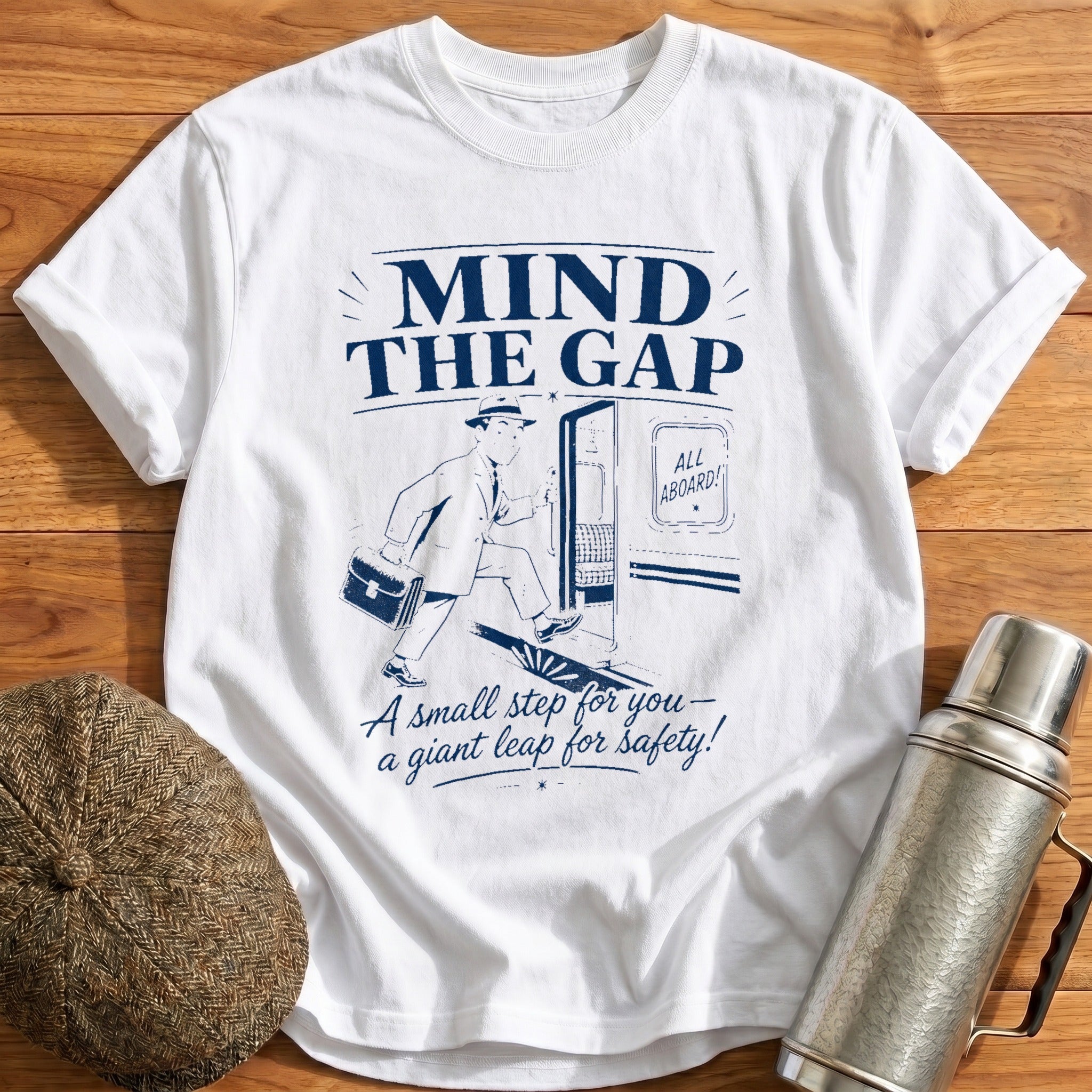 Mind the Gap T-Shirt - White