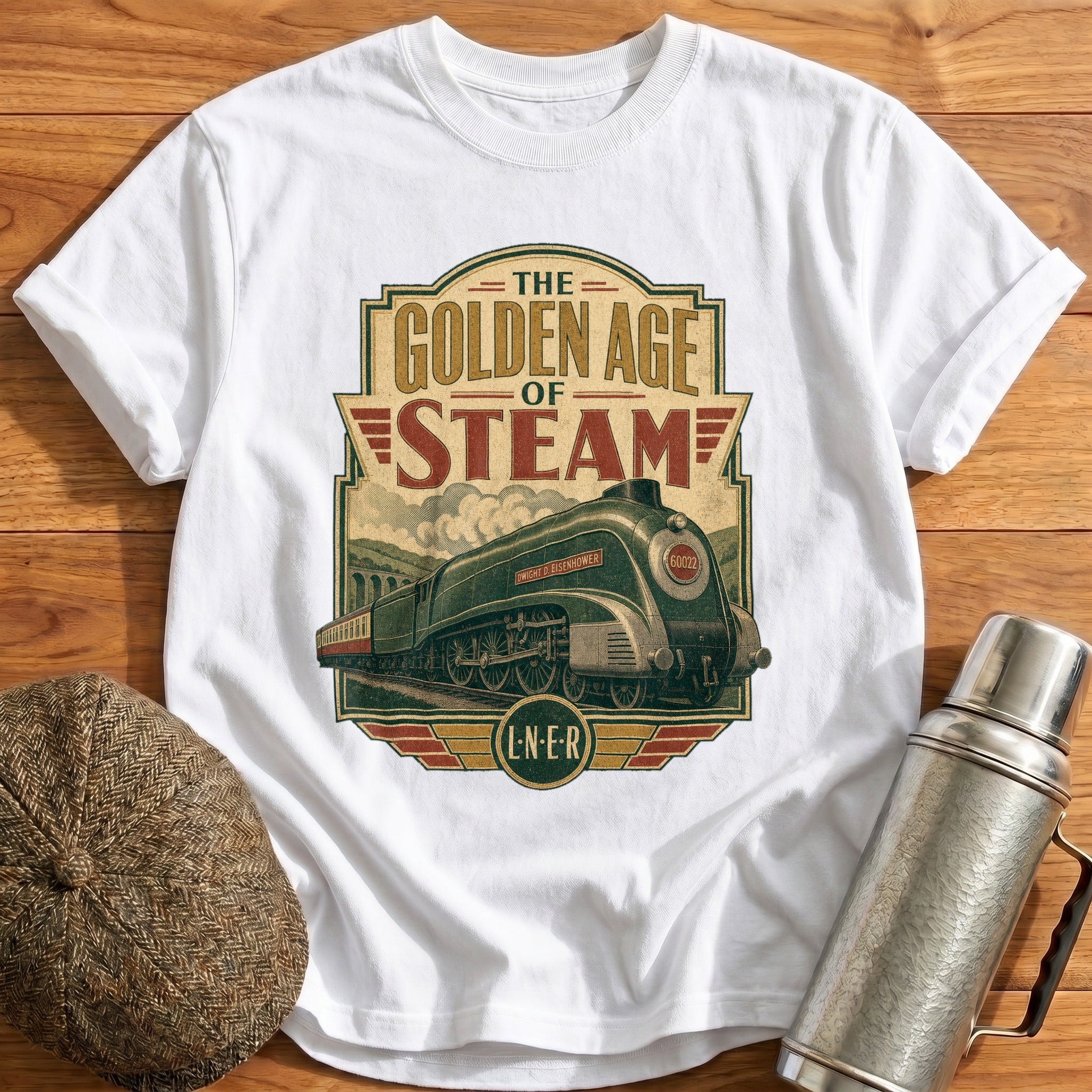 The Golden Age of Steam II T-Shirt - White