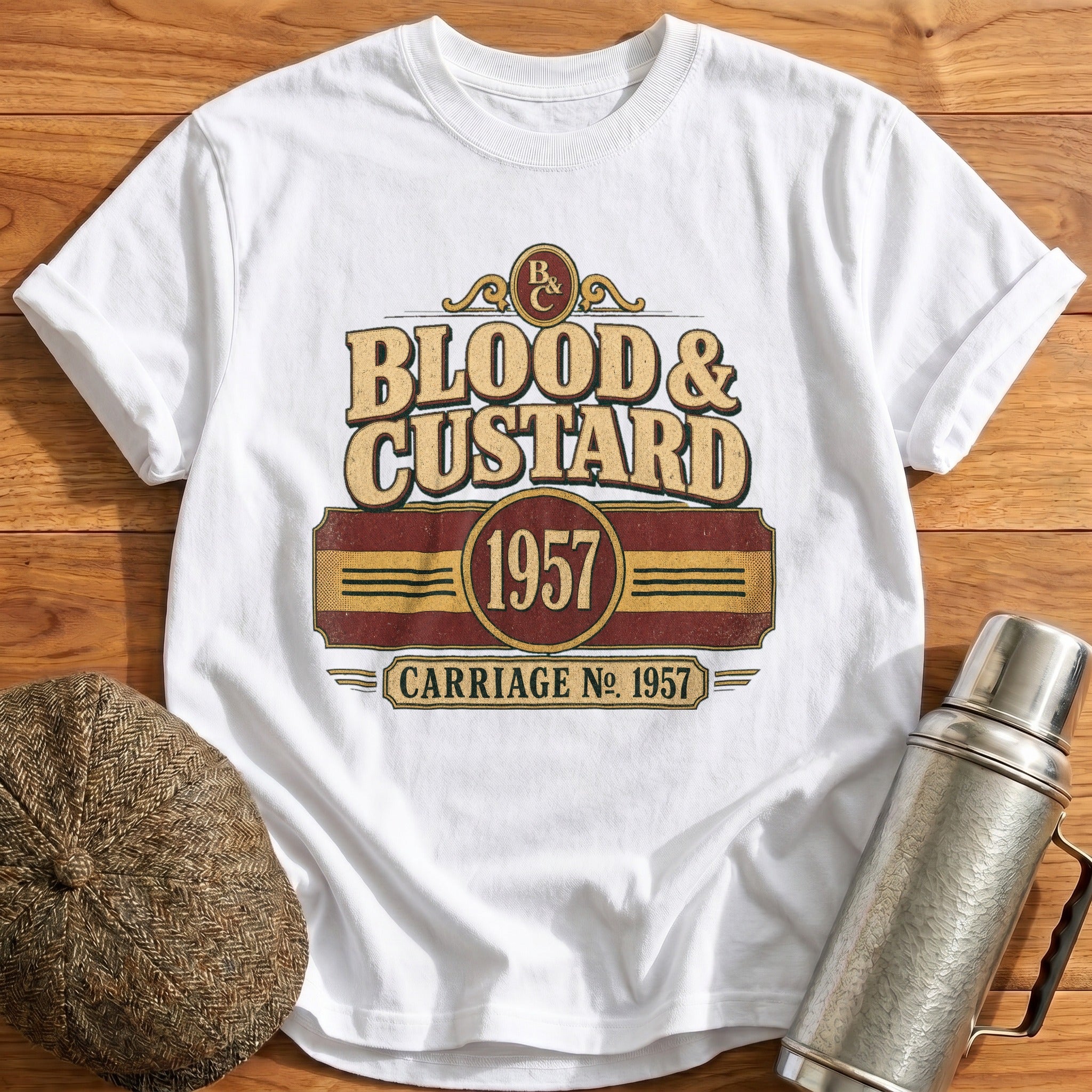 Blood & Custard II T-Shirt - White