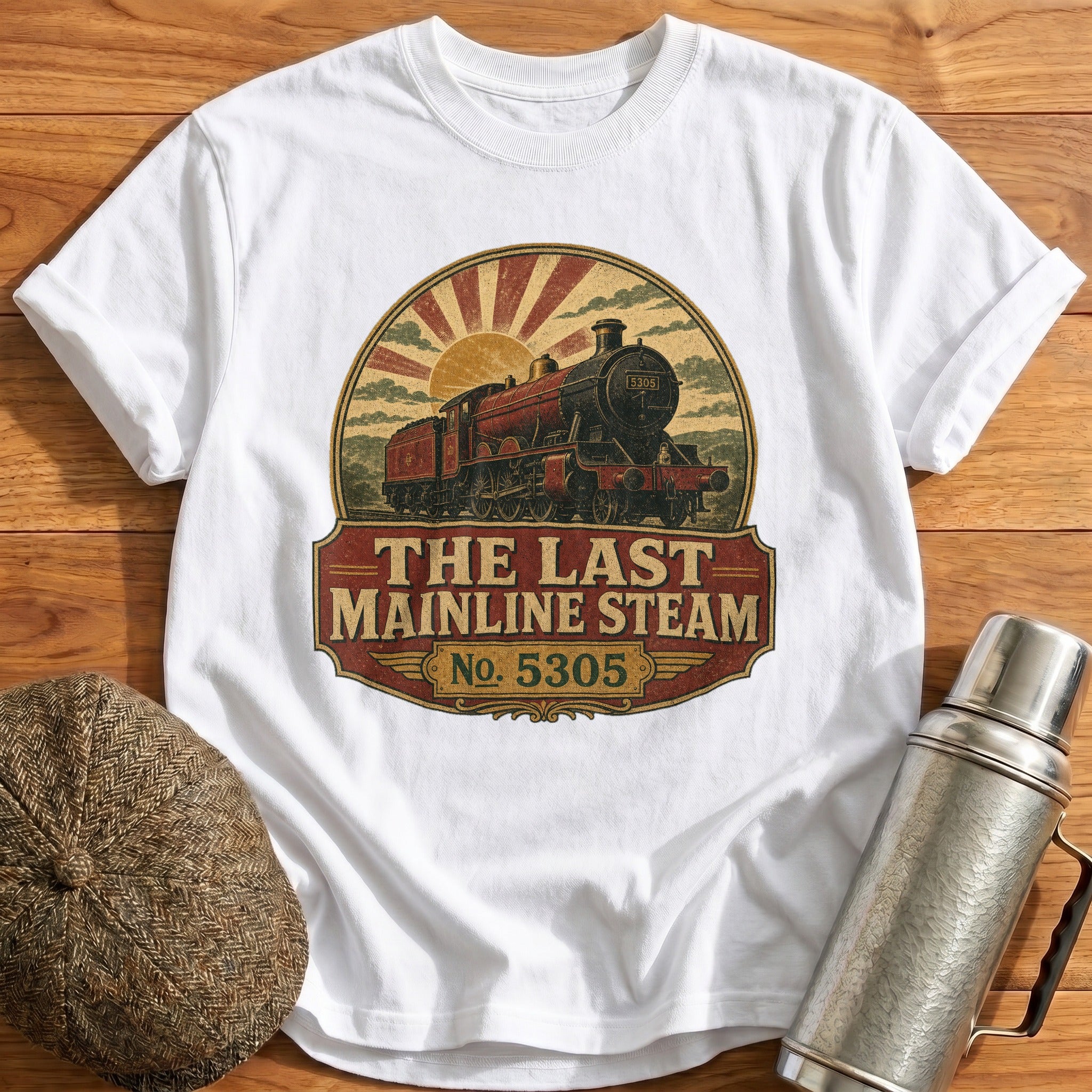 The Last Mainline Steam T-Shirt - White
