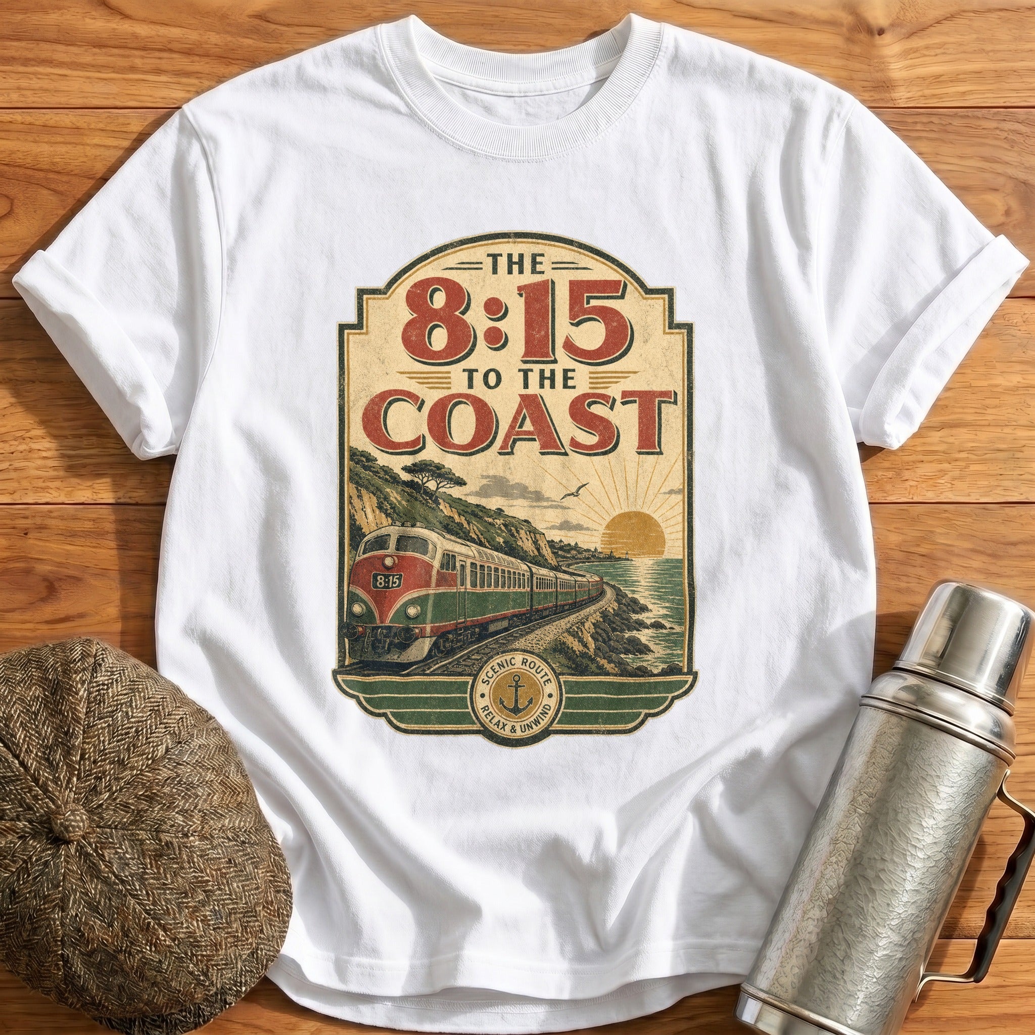 The 815 to the Coast II T-Shirt - White