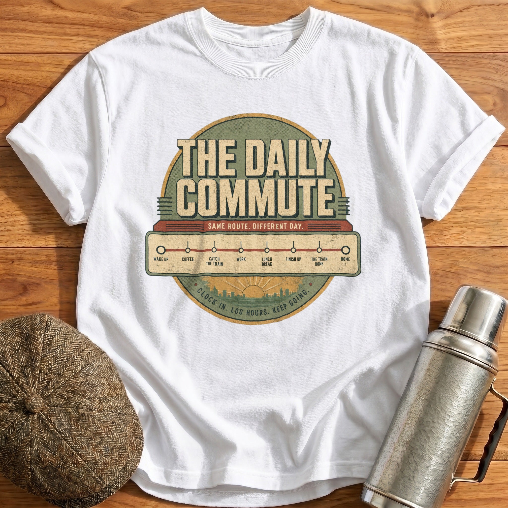 The Daily Commute T-Shirt - White