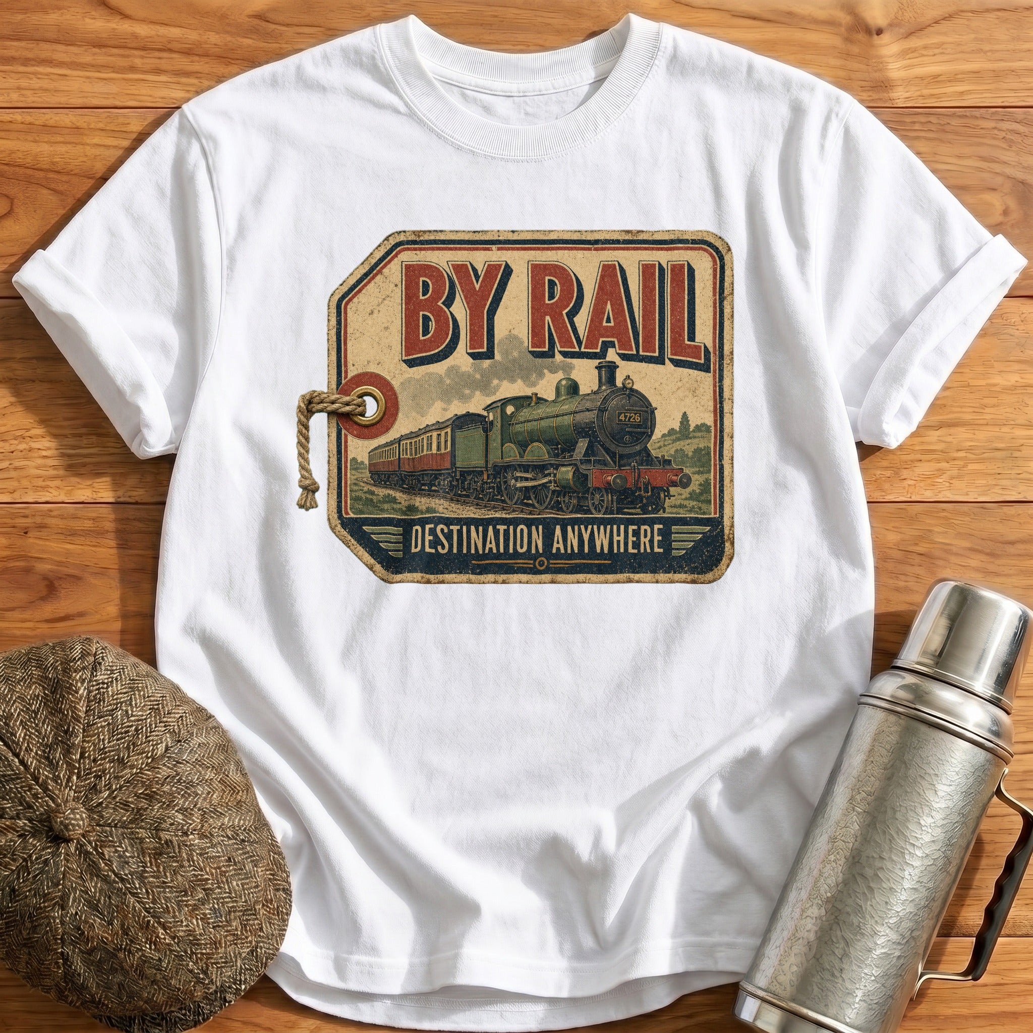 By Rail T-Shirt - White