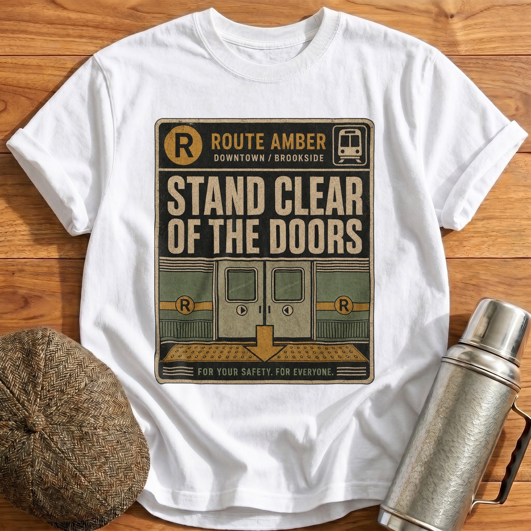 Stand Clear of the Doors T-Shirt - White