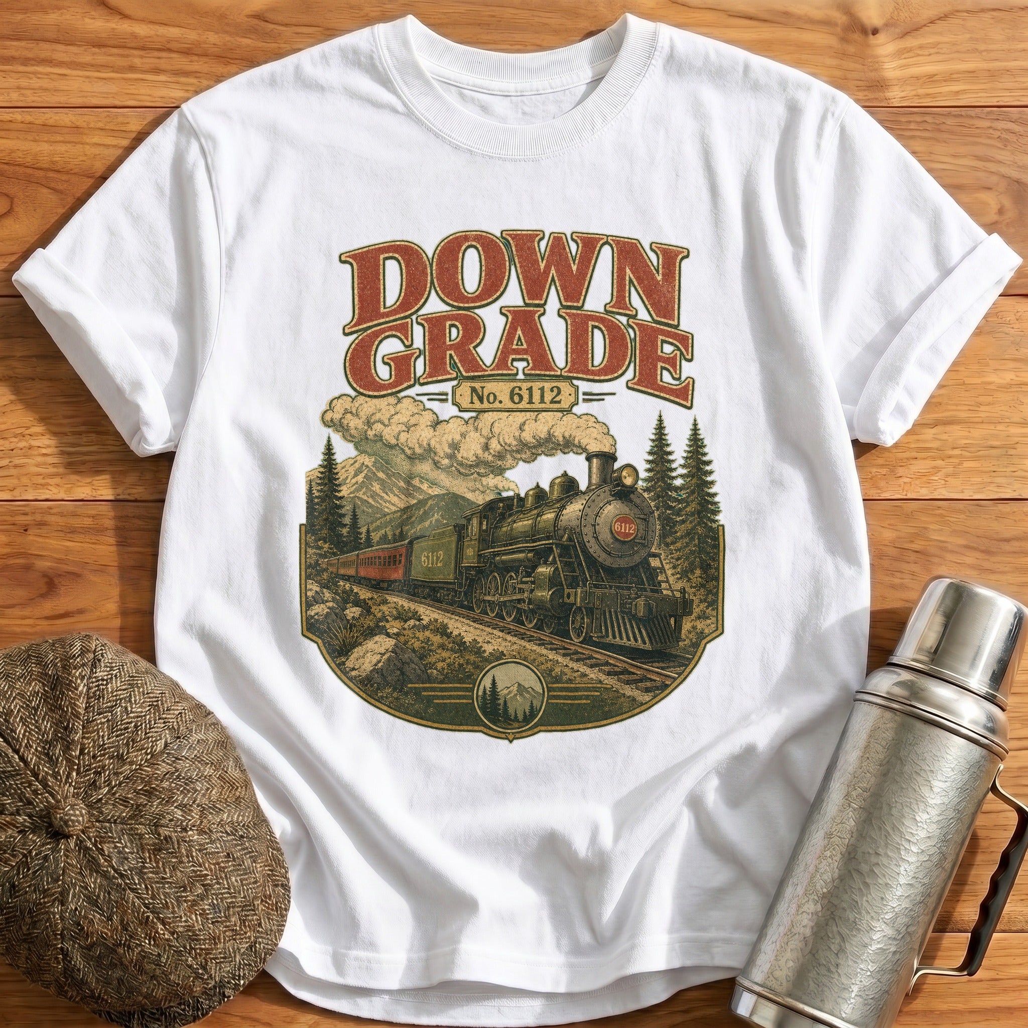 Down Grade T-Shirt - White