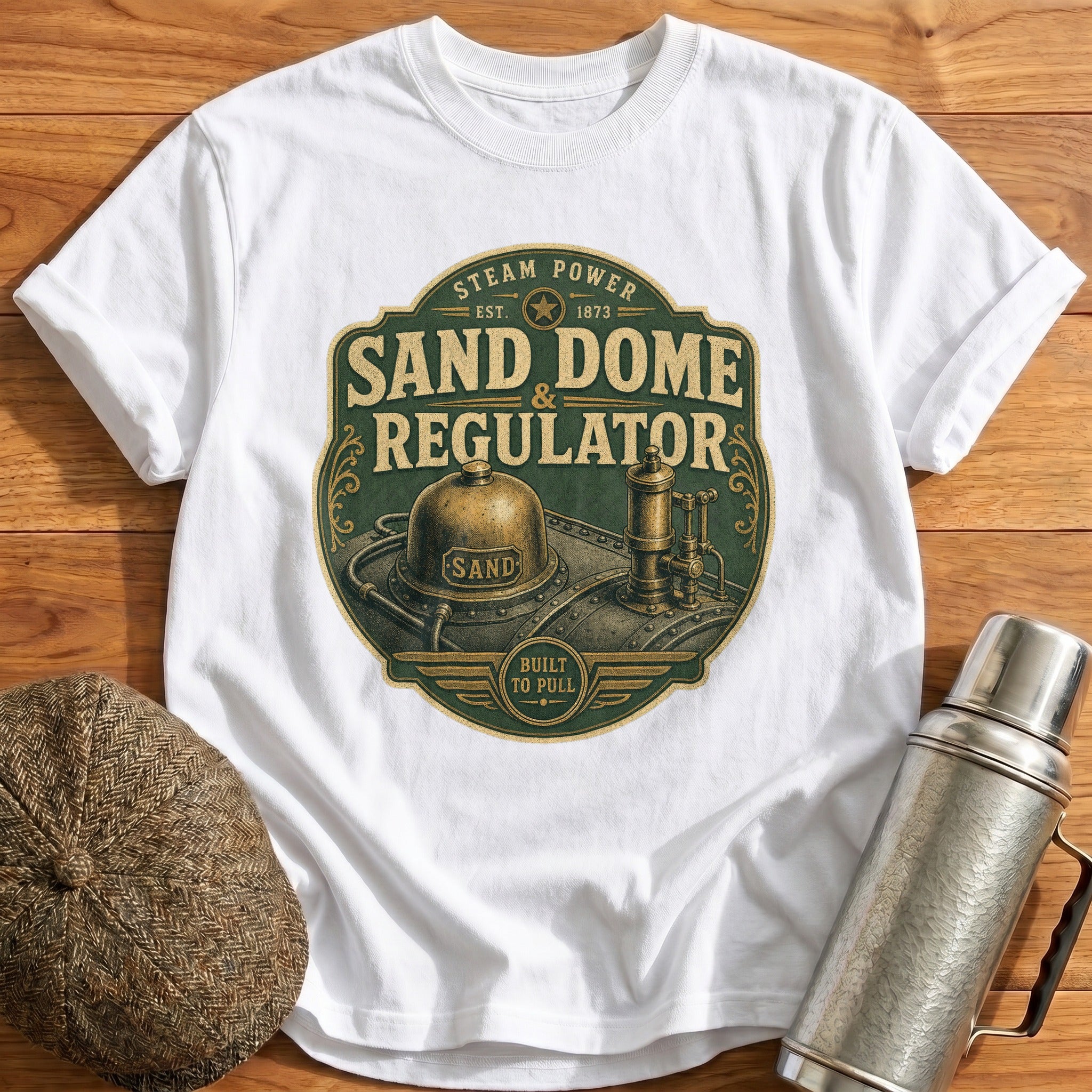 Sand Dome & Regulator T-Shirt - White
