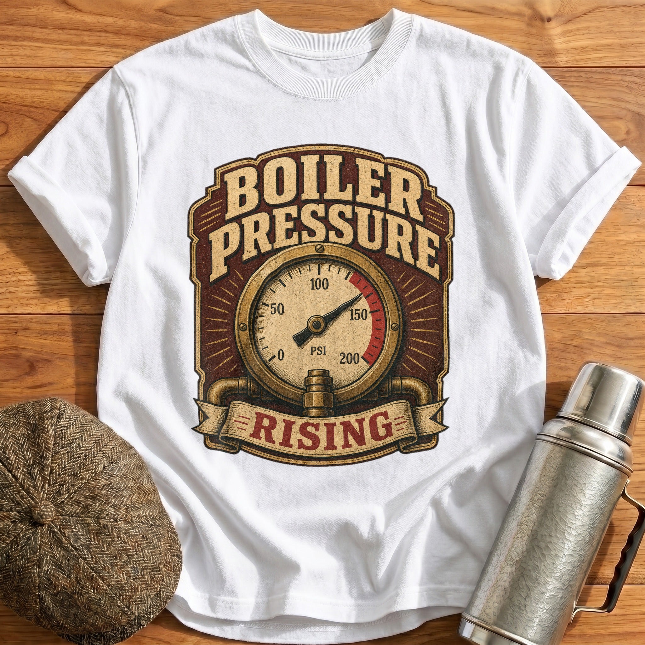 Boiler Pressure T-Shirt - White