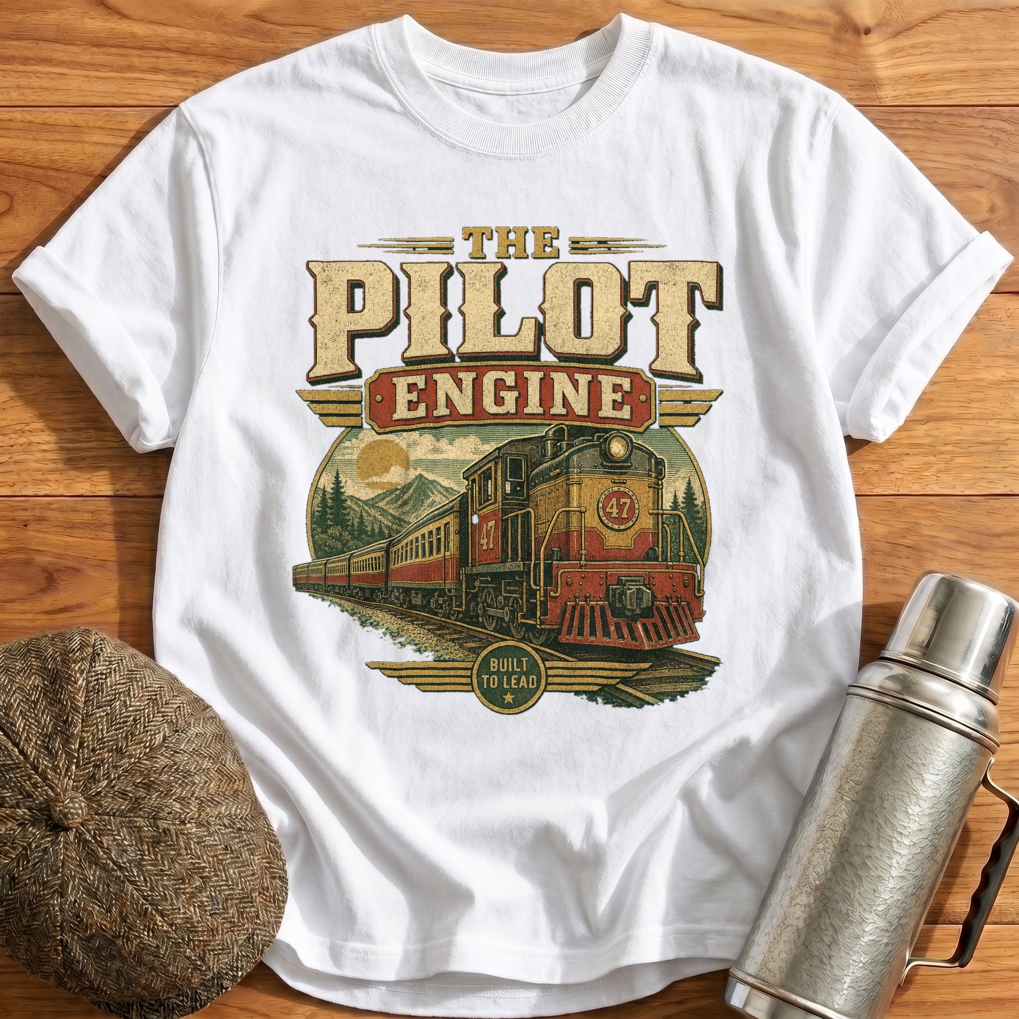 The Pilot Engine T-Shirt - White