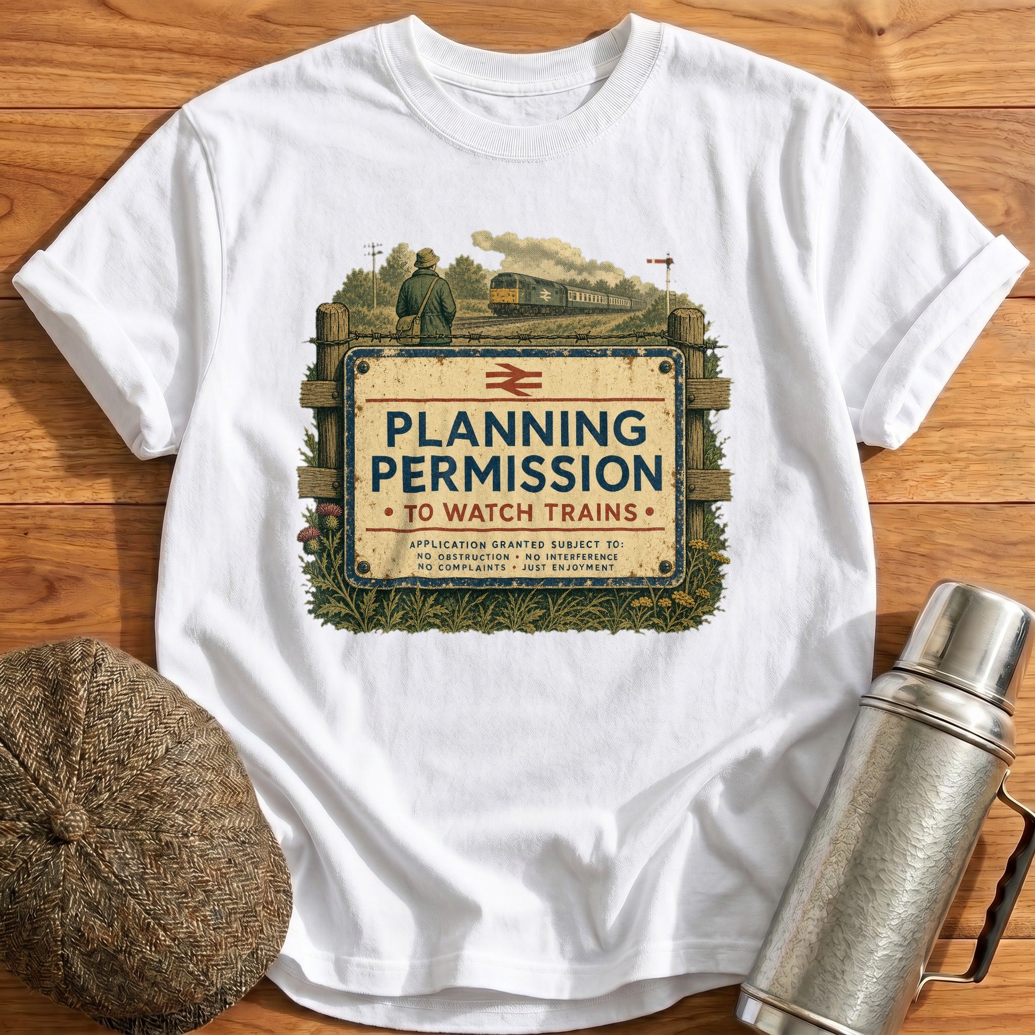 Planning Permission T-Shirt - White