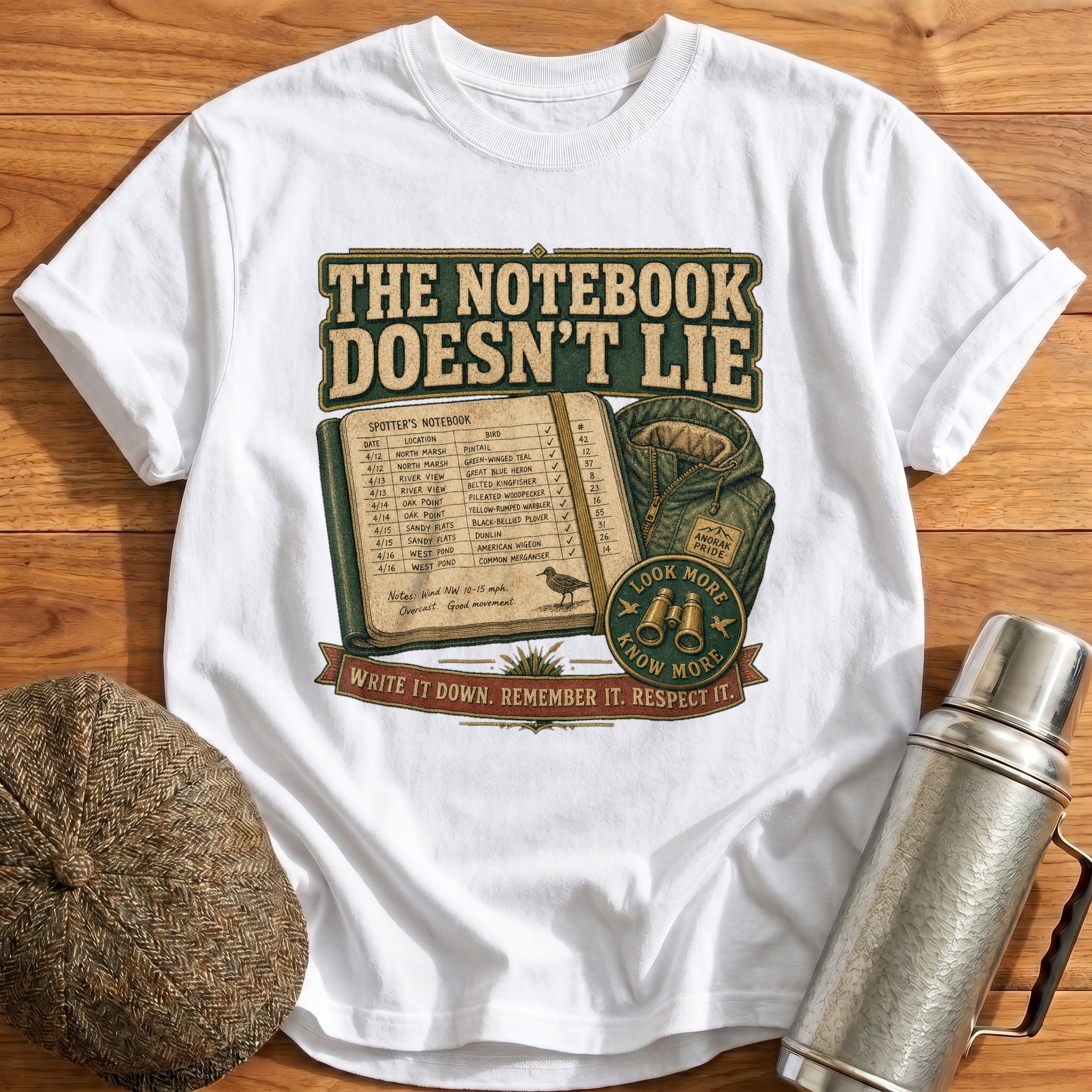The Notebook Doesn't Lie T-Shirt - White