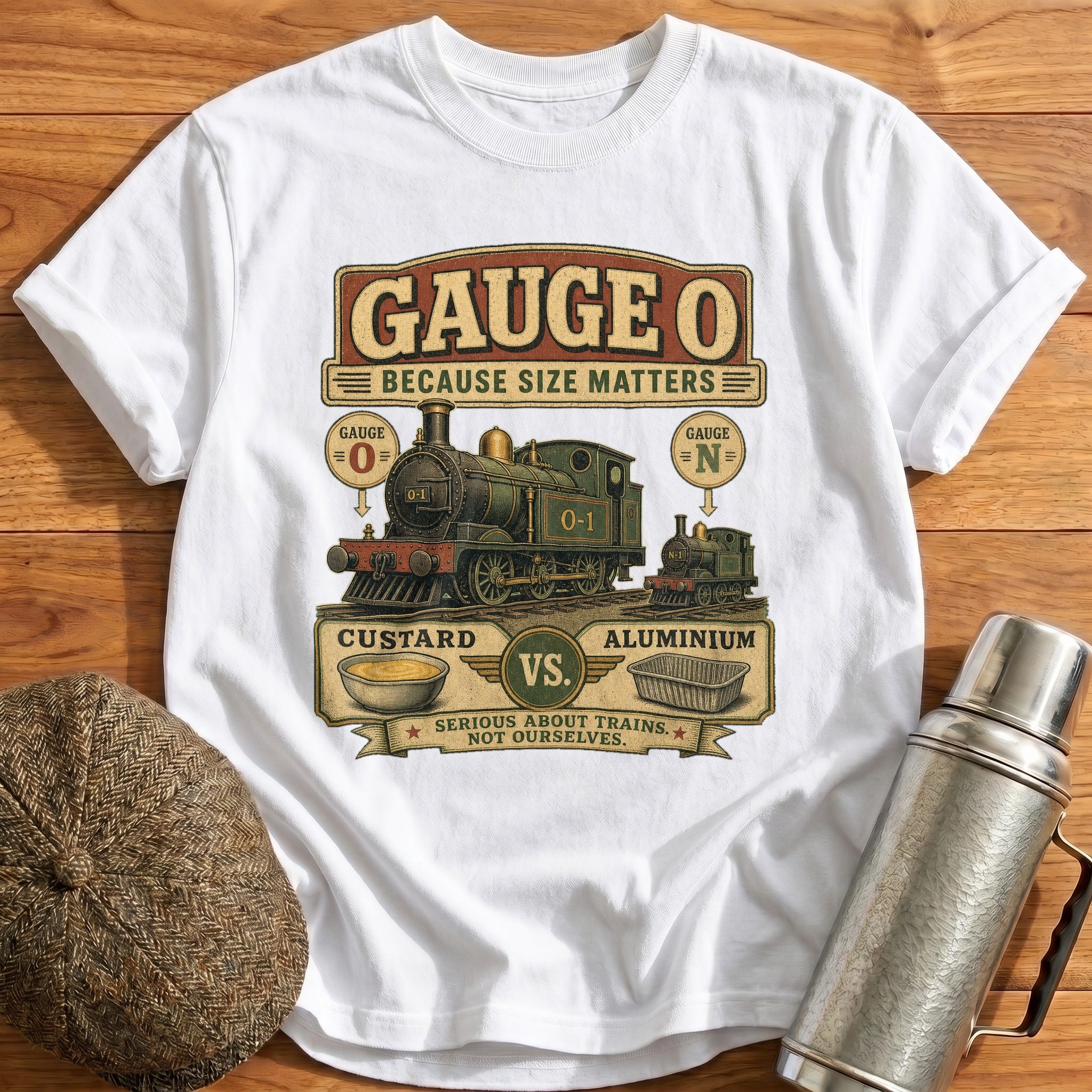 Gauge O T-Shirt - White