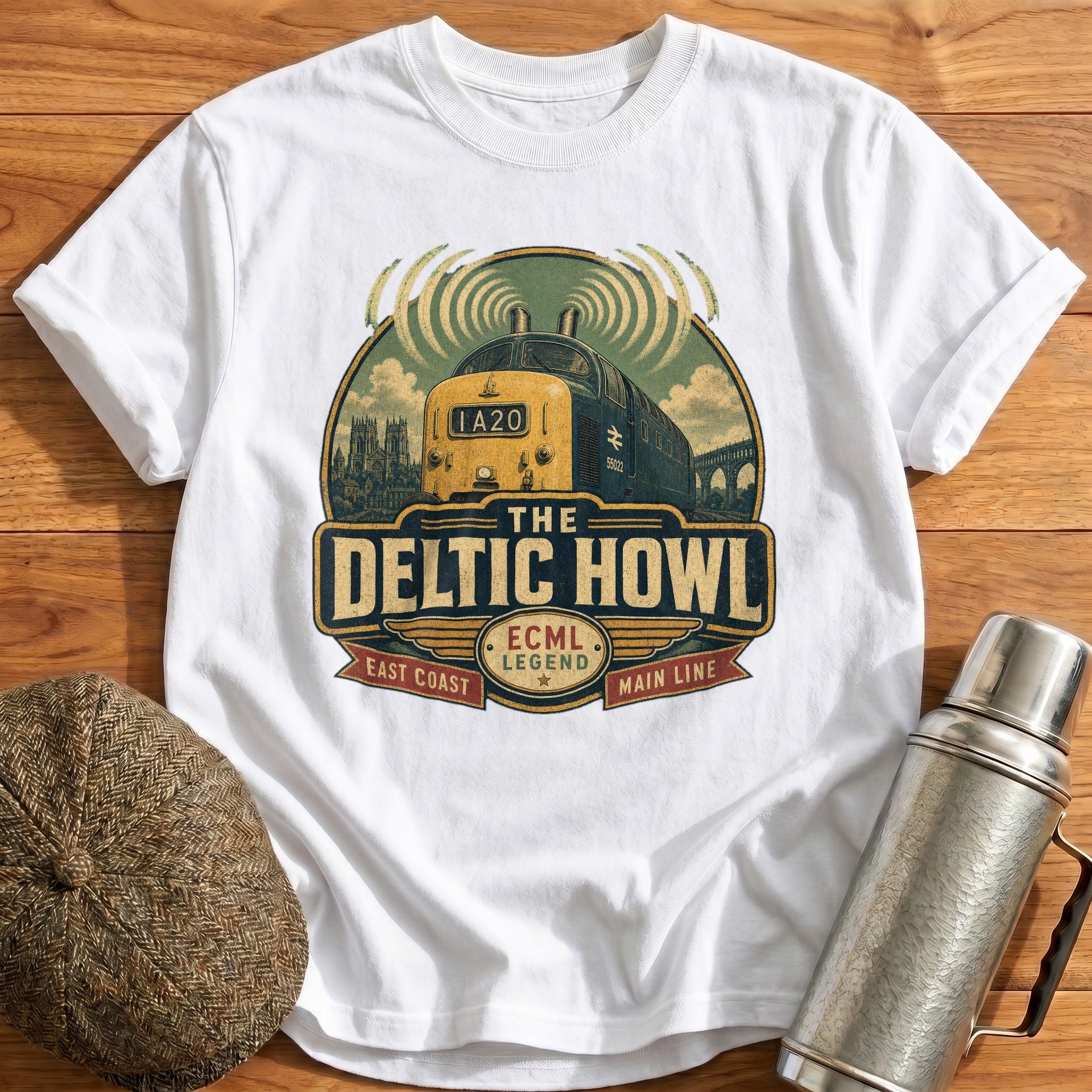 The Deltic Howl T-Shirt - White