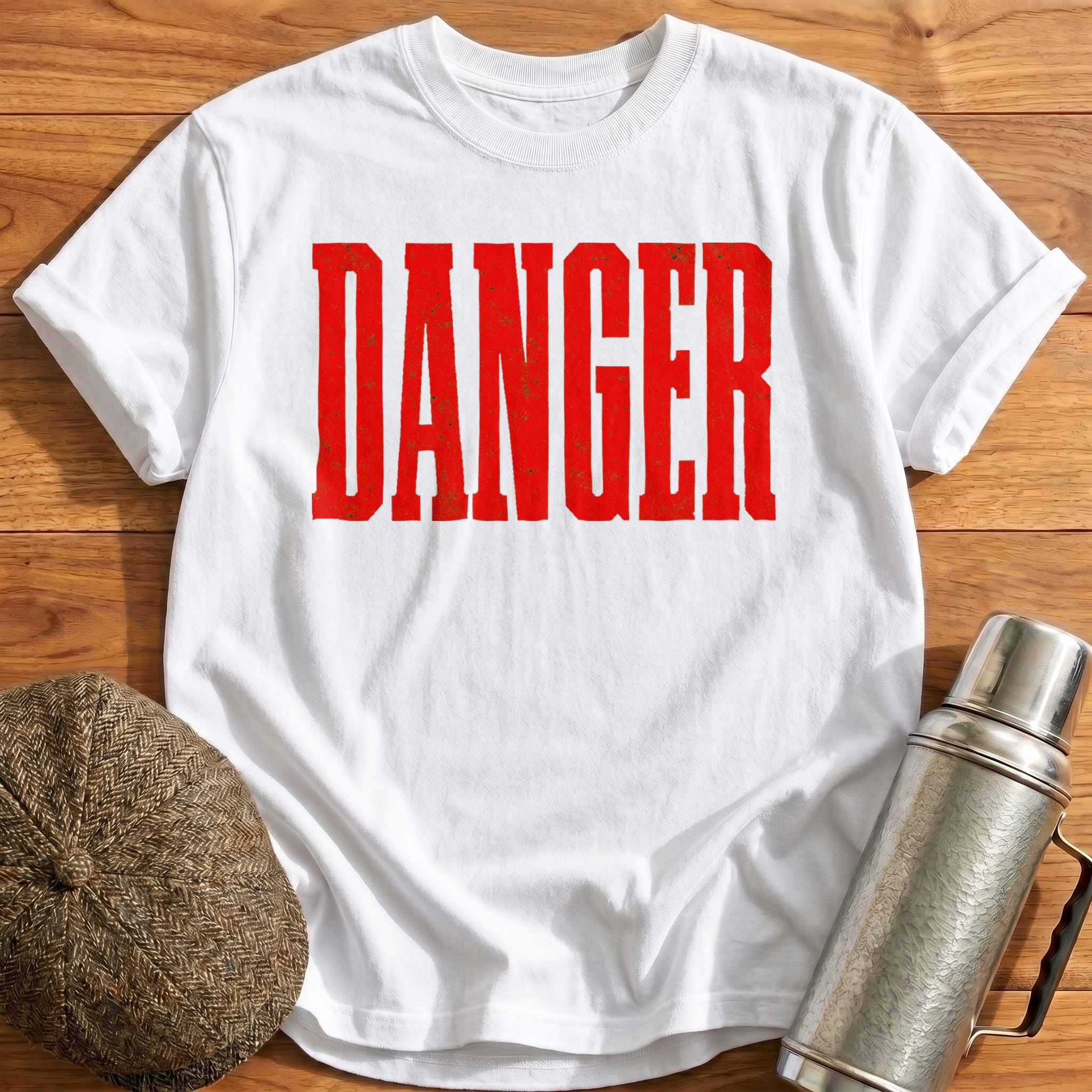 Danger T-Shirt - White