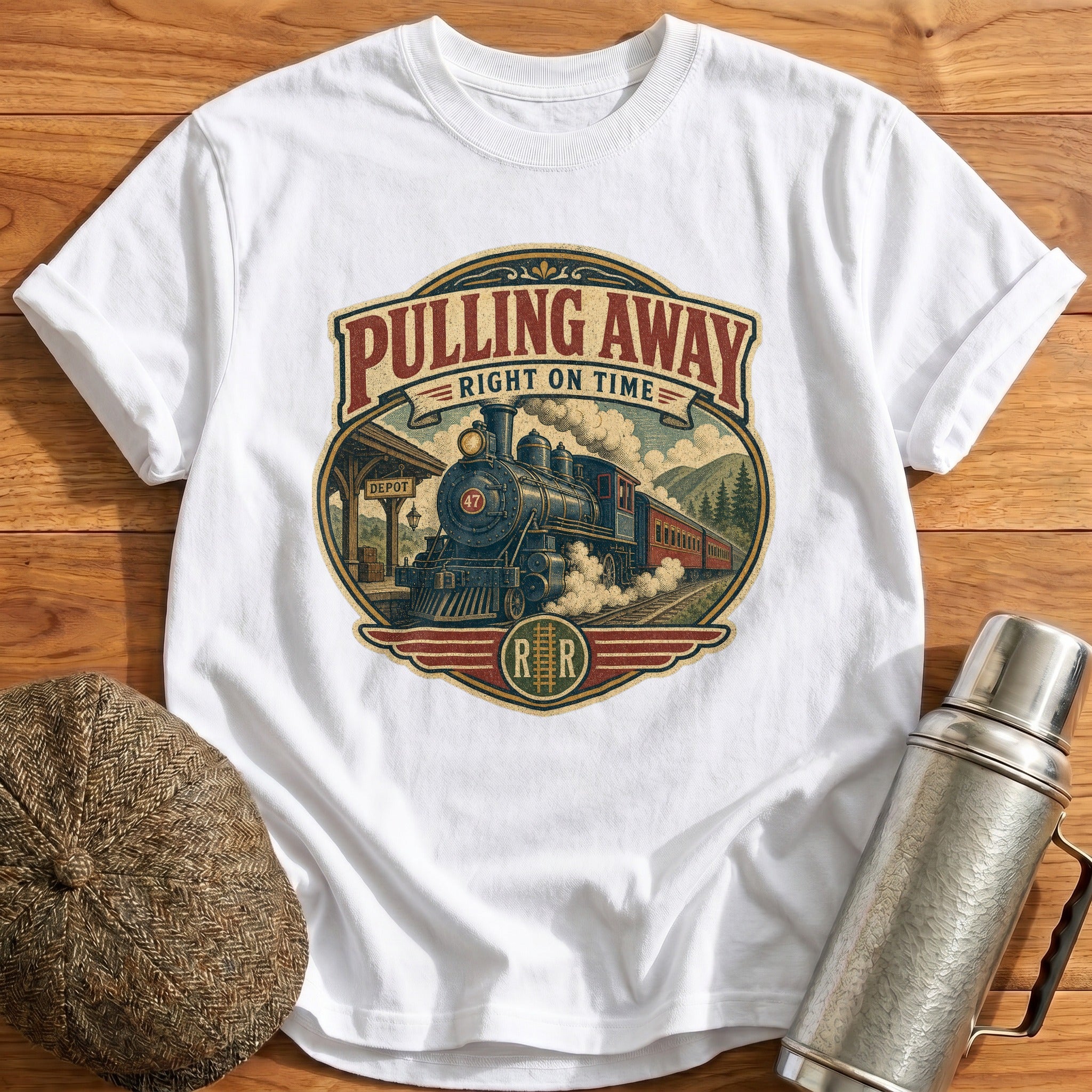 Pulling Away T-Shirt - White