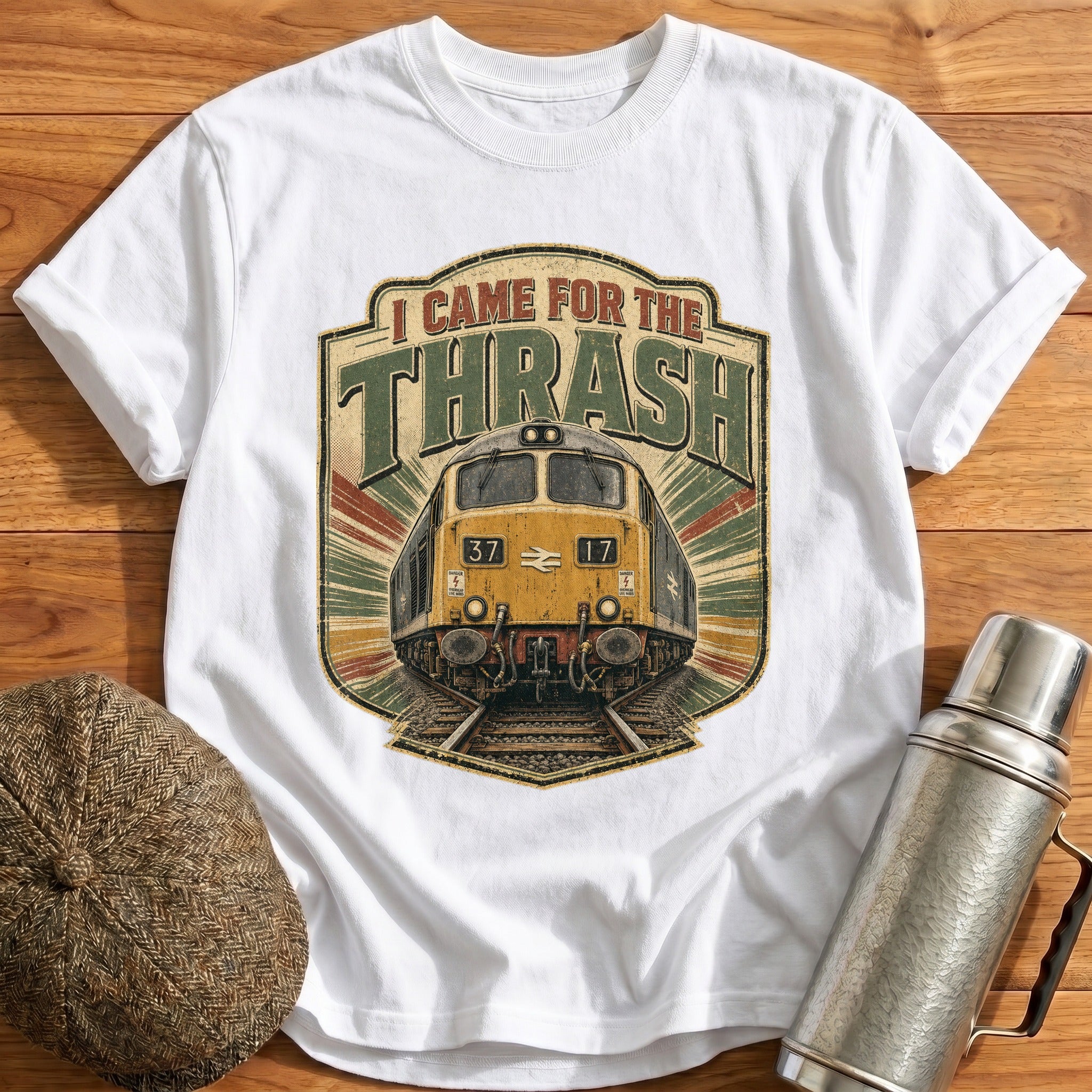 I Came for the Thrash T-Shirt - White