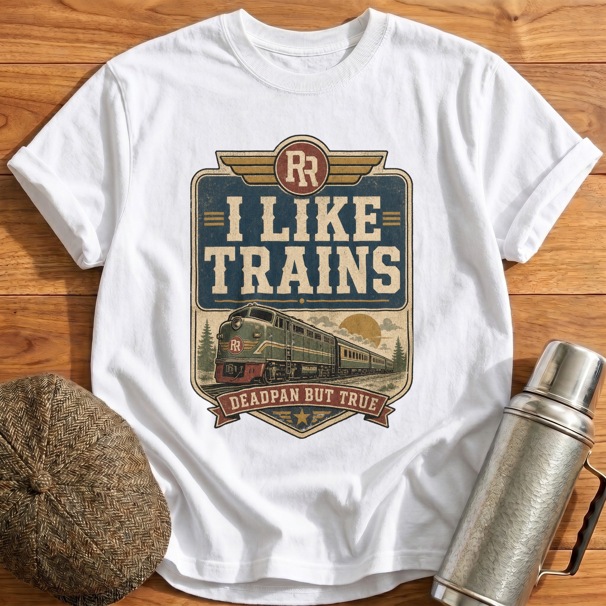 Deadpan But True T-Shirt - White