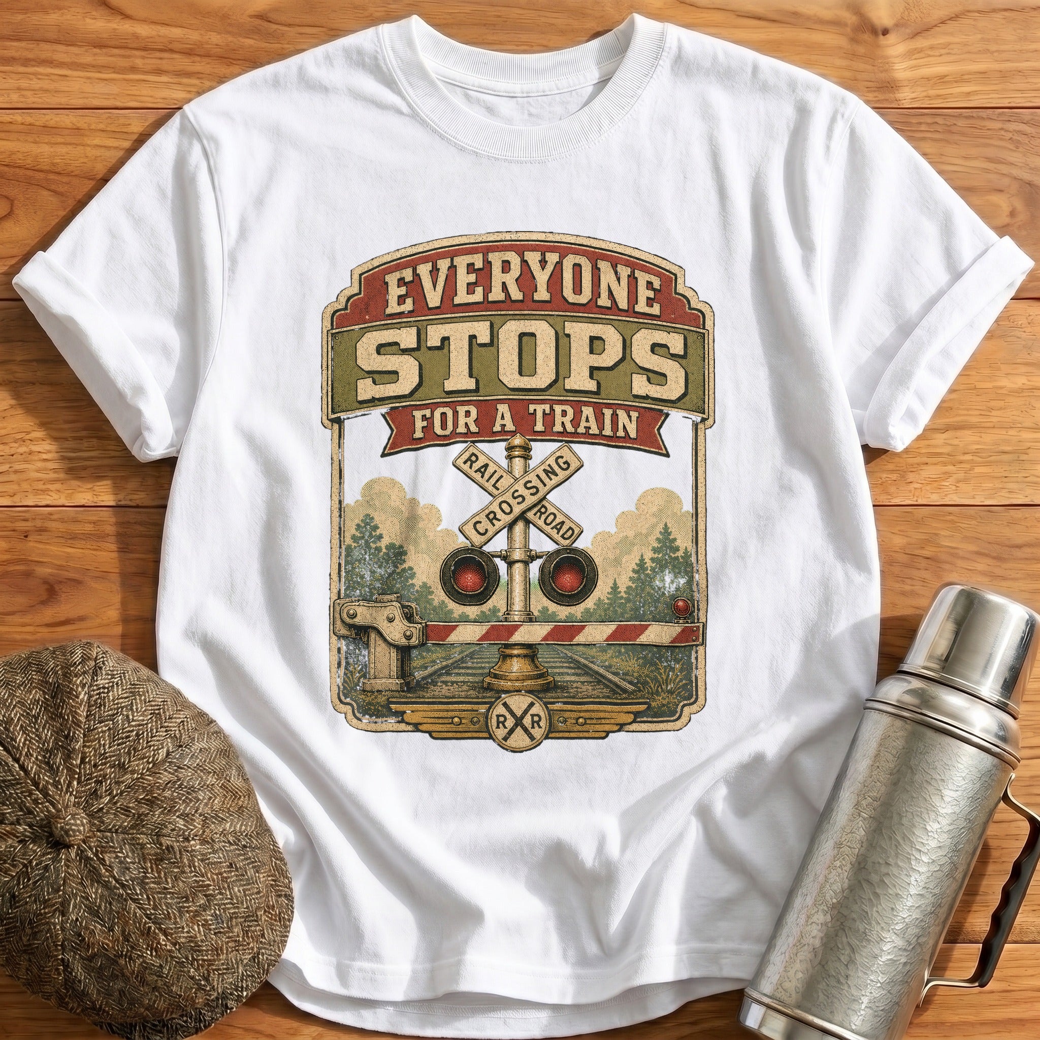 Everyone Stops T-Shirt - White