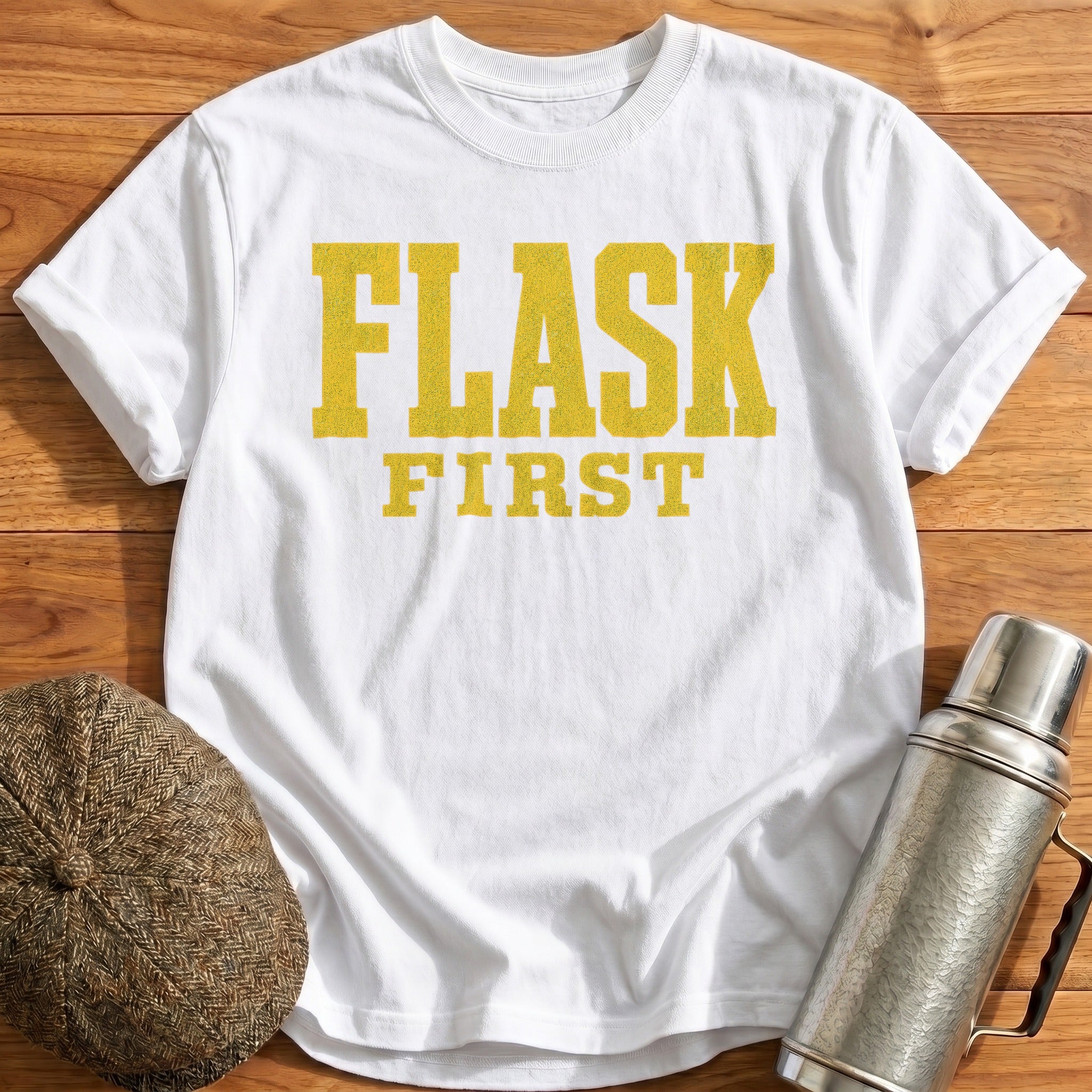 Flask Priority T-Shirt - White