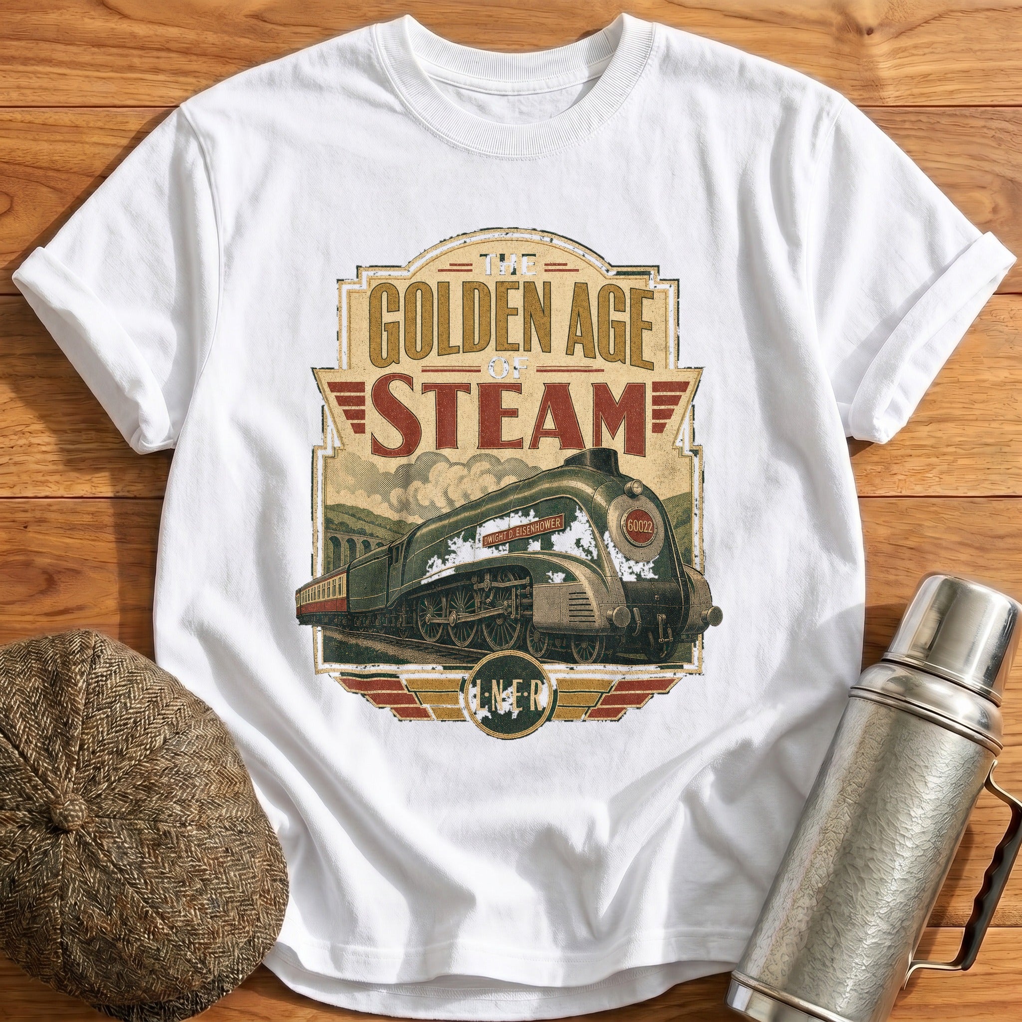 Golden Age Running T-Shirt - White