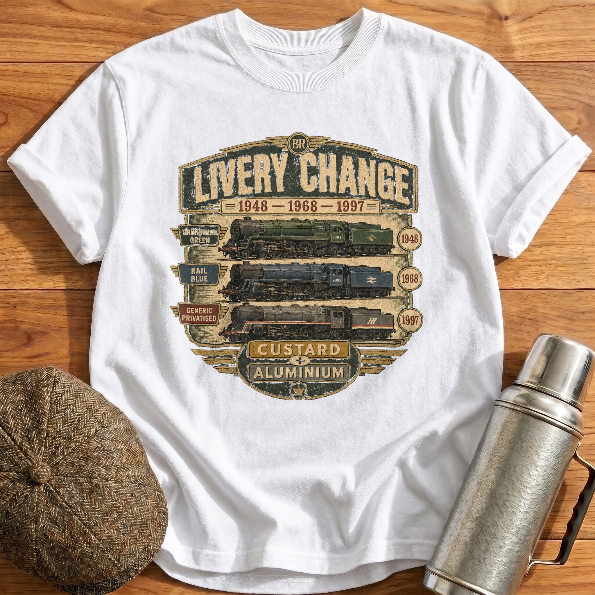 Livery Through the Ages T-Shirt - White