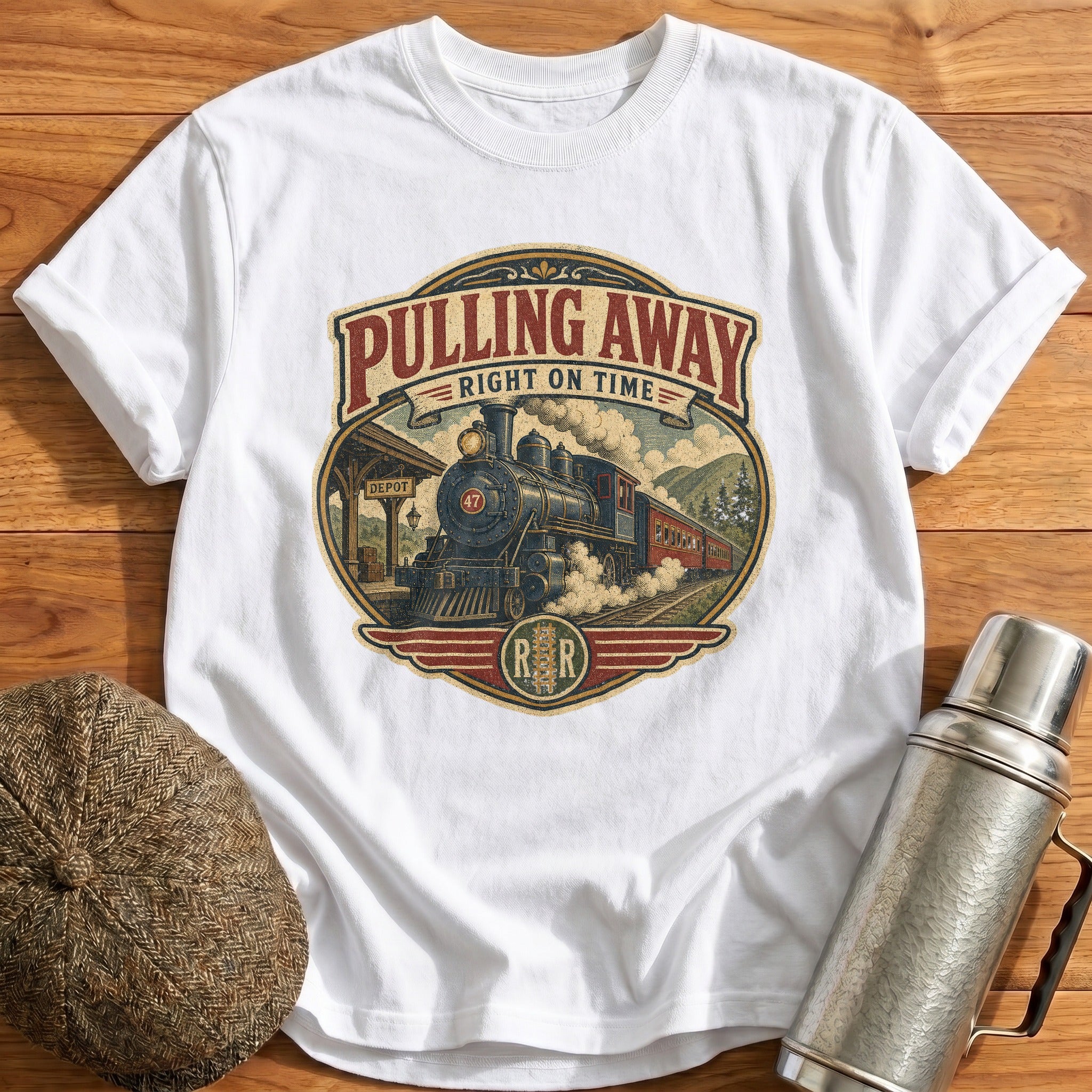 Pulling Away T-Shirt - White