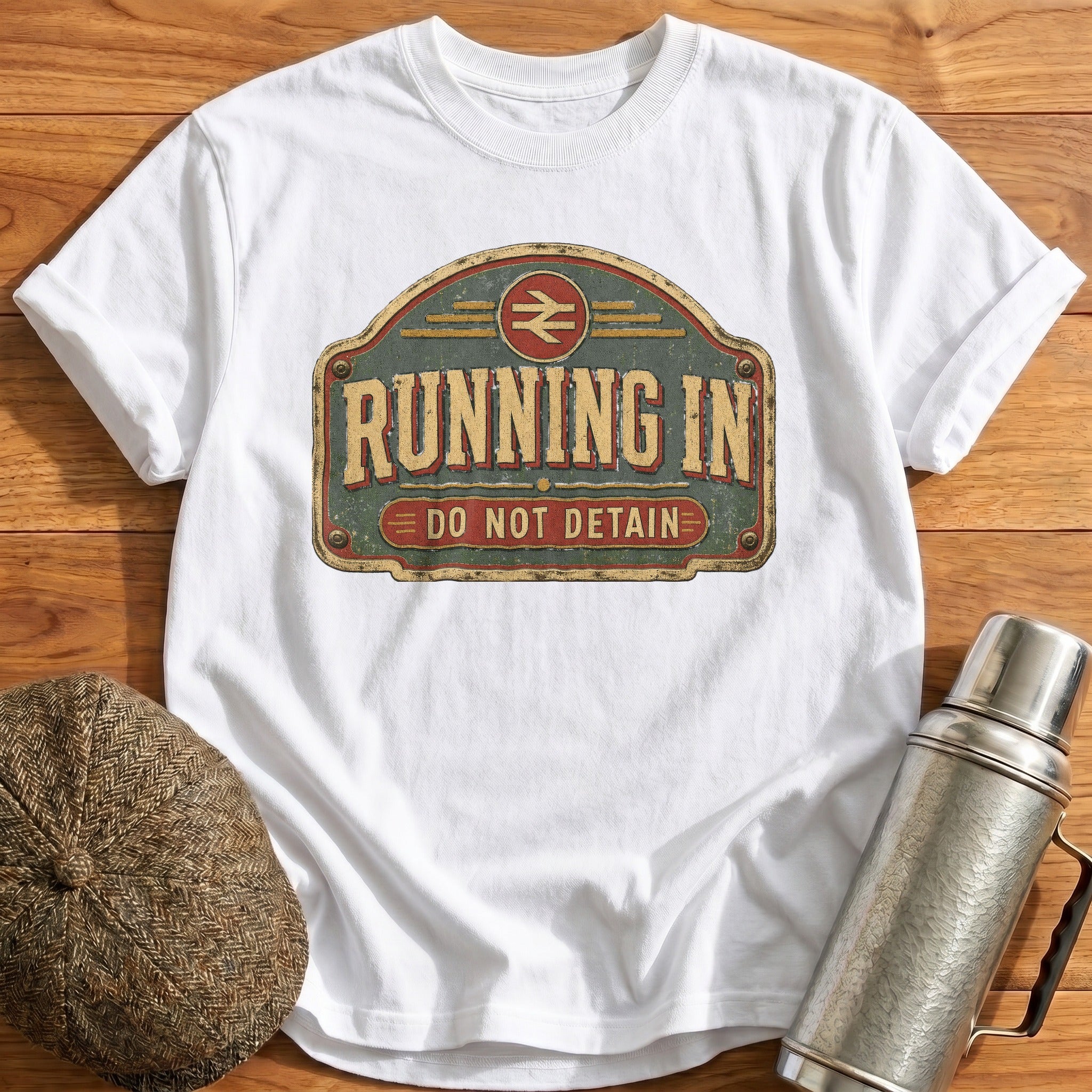Running in Order T-Shirt - White