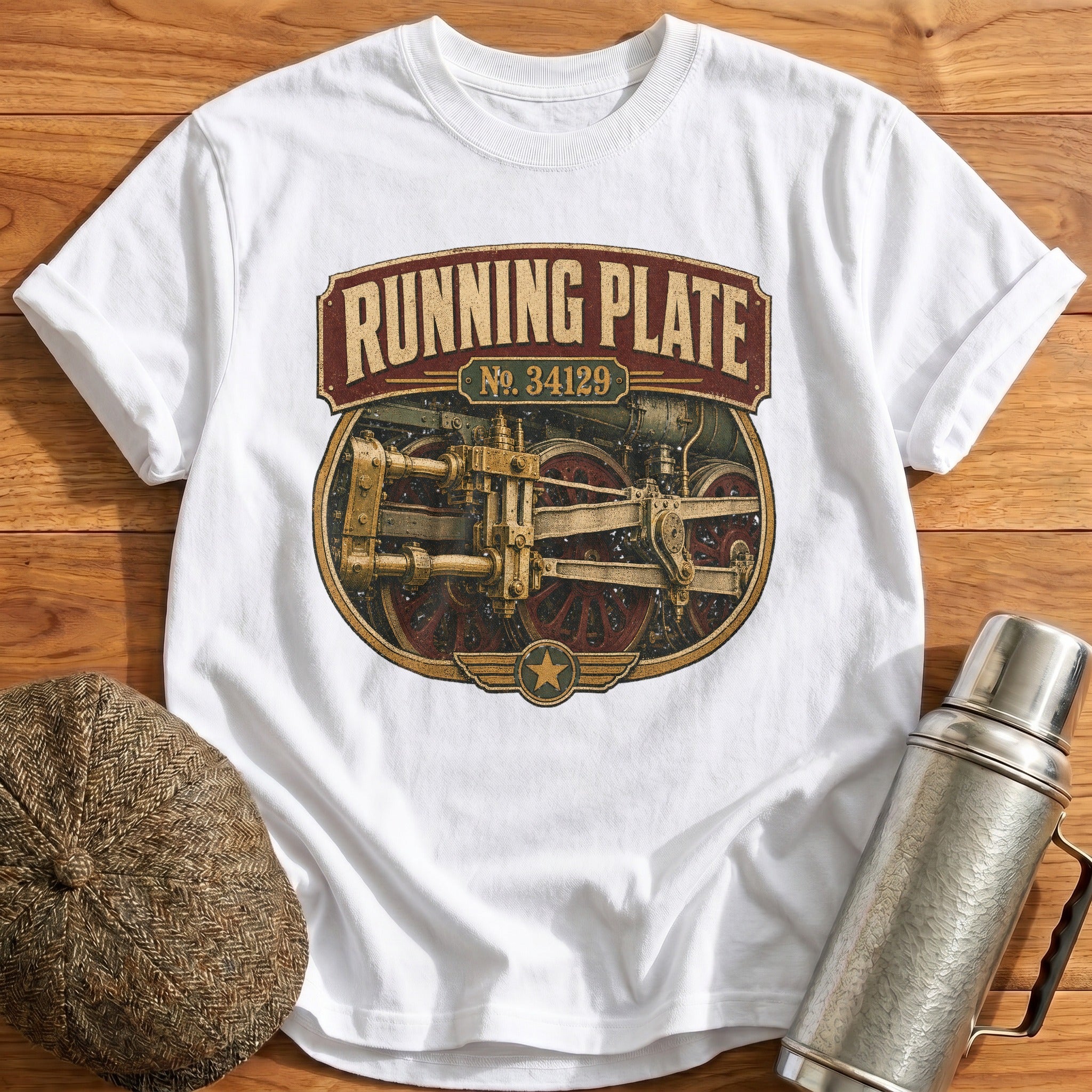 Running Plate 34129 T-Shirt - White