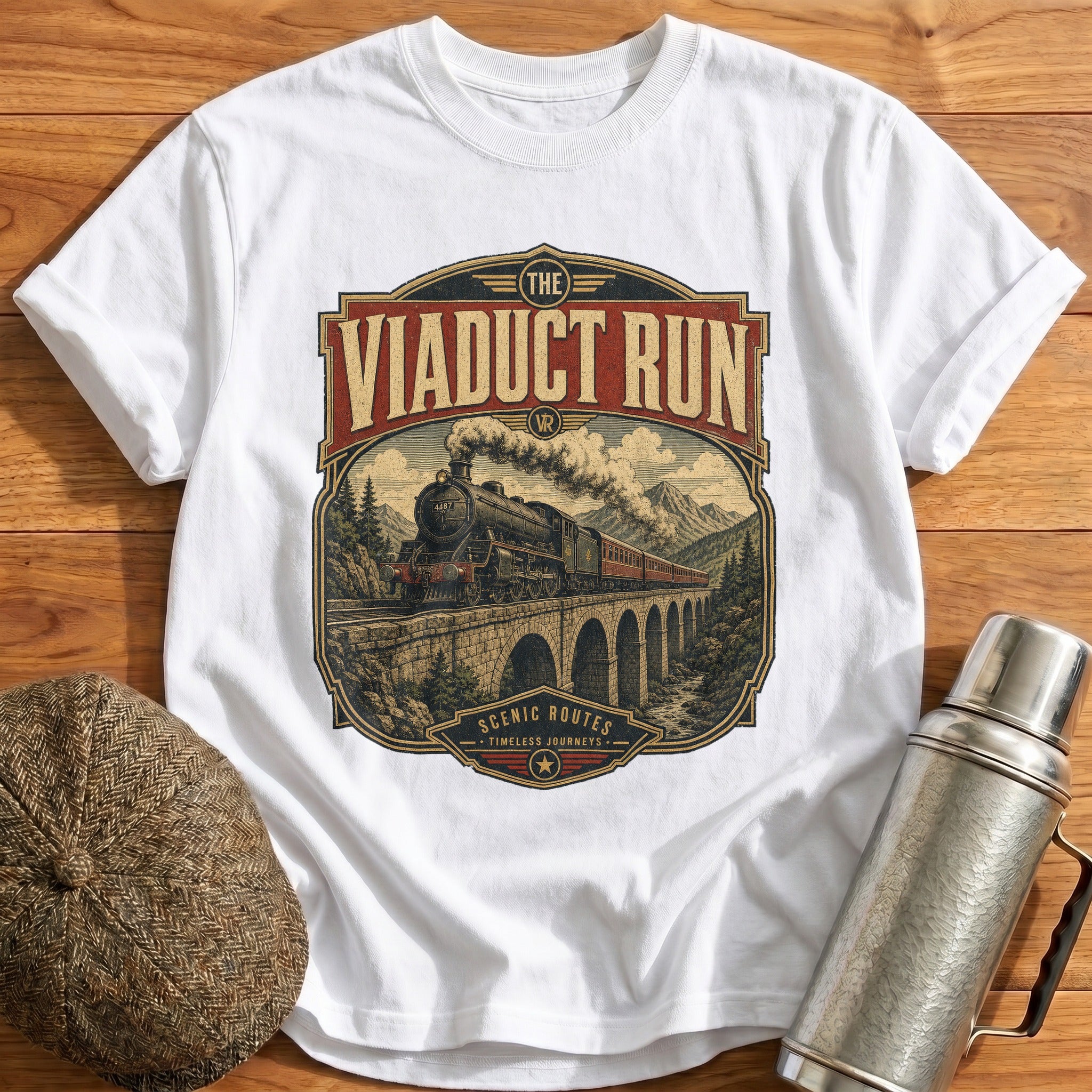 Scenic Routes T-Shirt - White