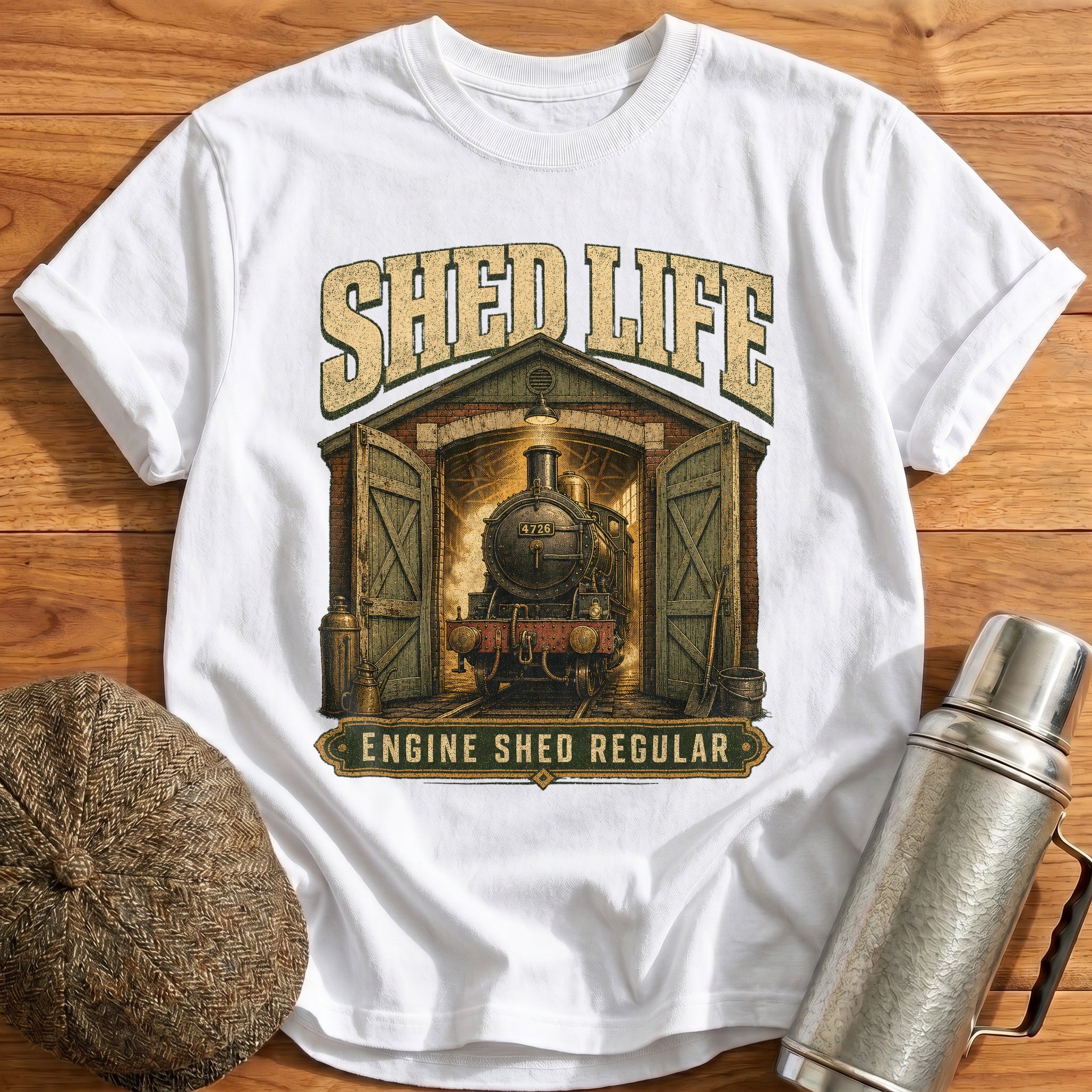 Shed Life Regular T-Shirt - White