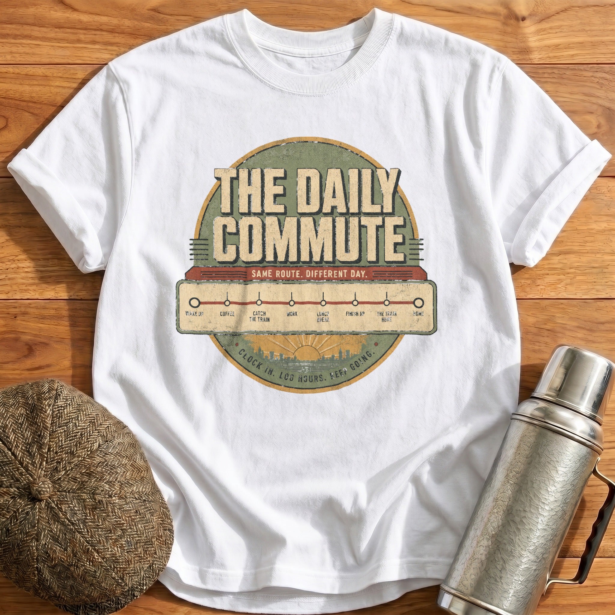 The Daily Commute T-Shirt - White