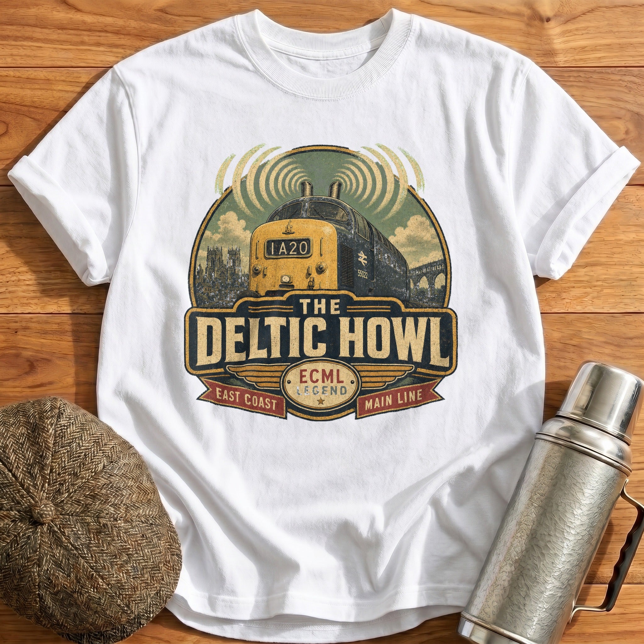 The Deltic Howl T-Shirt - White