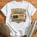 Wrong Class, Right Flask T-Shirt - White