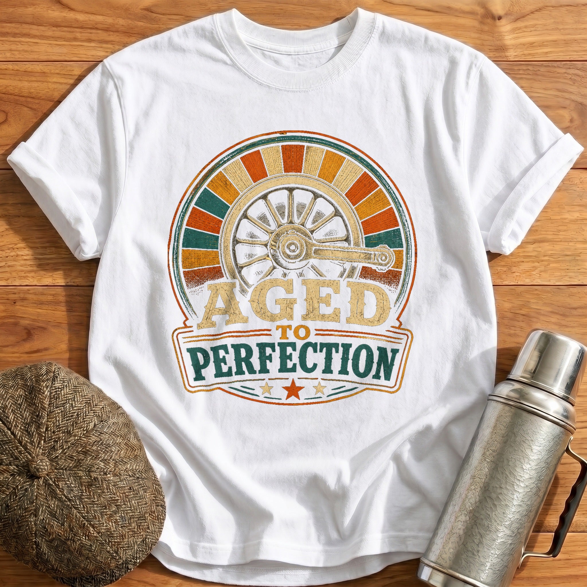 Aged to Perfection T-Shirt - White