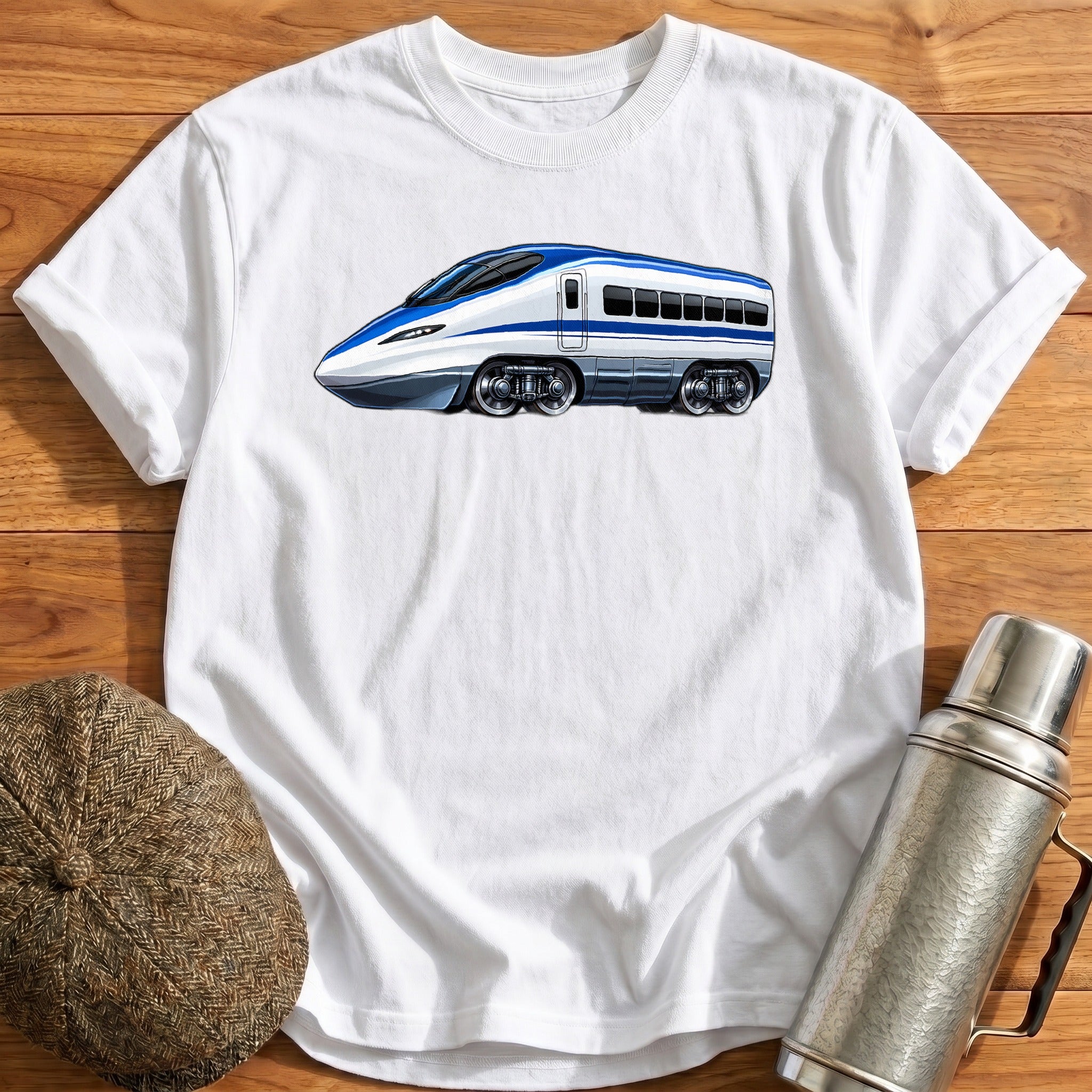 Bullettrain Side T-Shirt - White