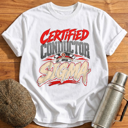 Certified Conductor Sigma T-Shirt - White