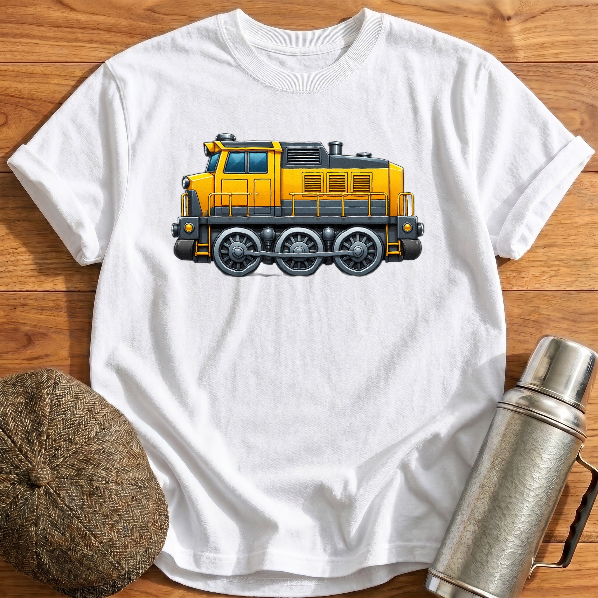 Dieselloco Side T-Shirt - White