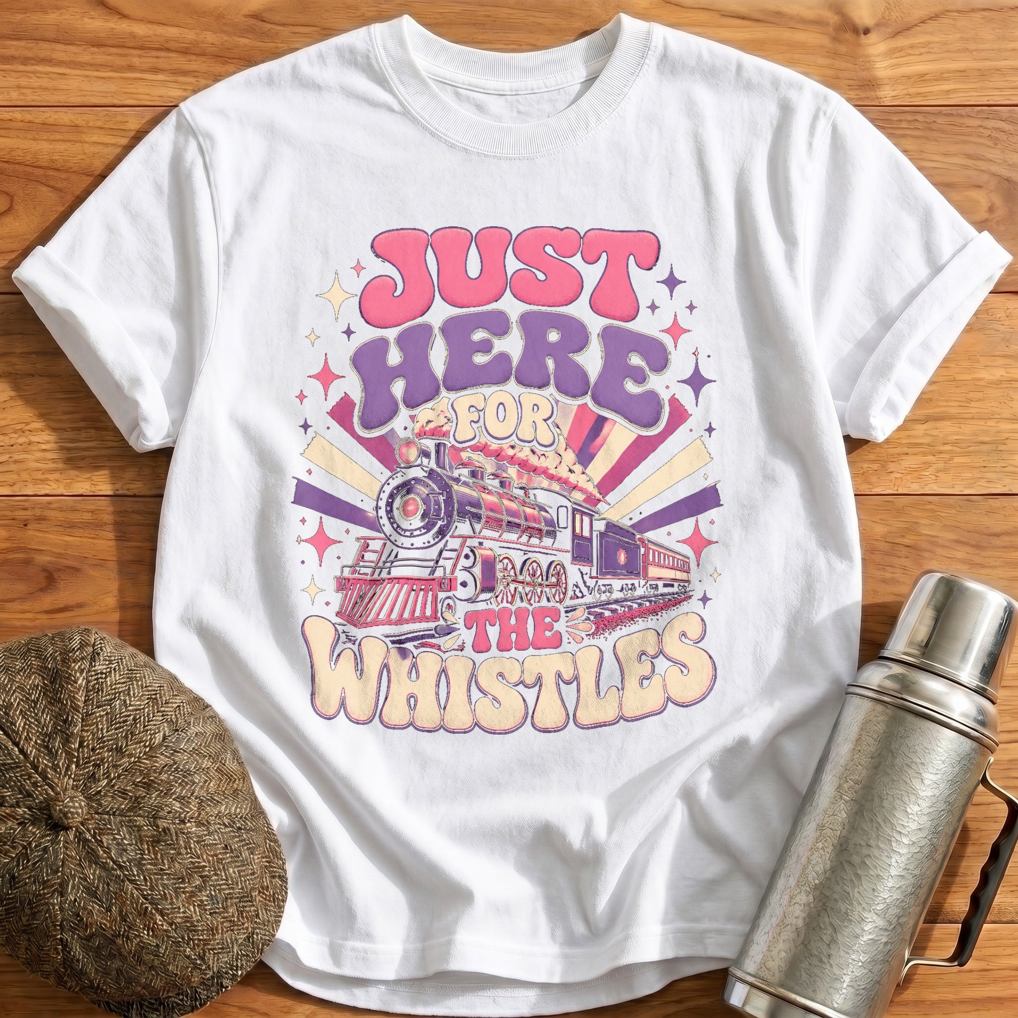 Just Here for the Whistles II T-Shirt - White