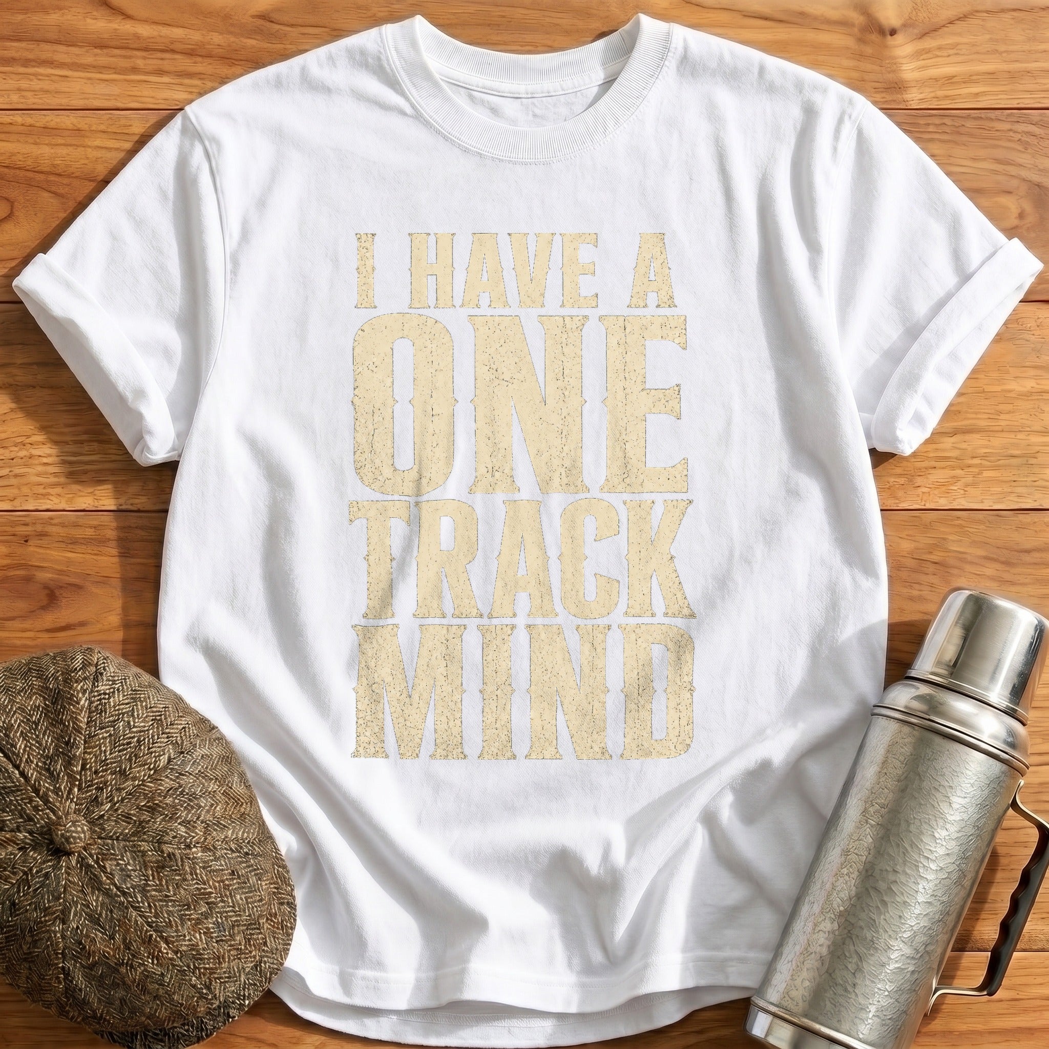 One Track Mind T-Shirt - White