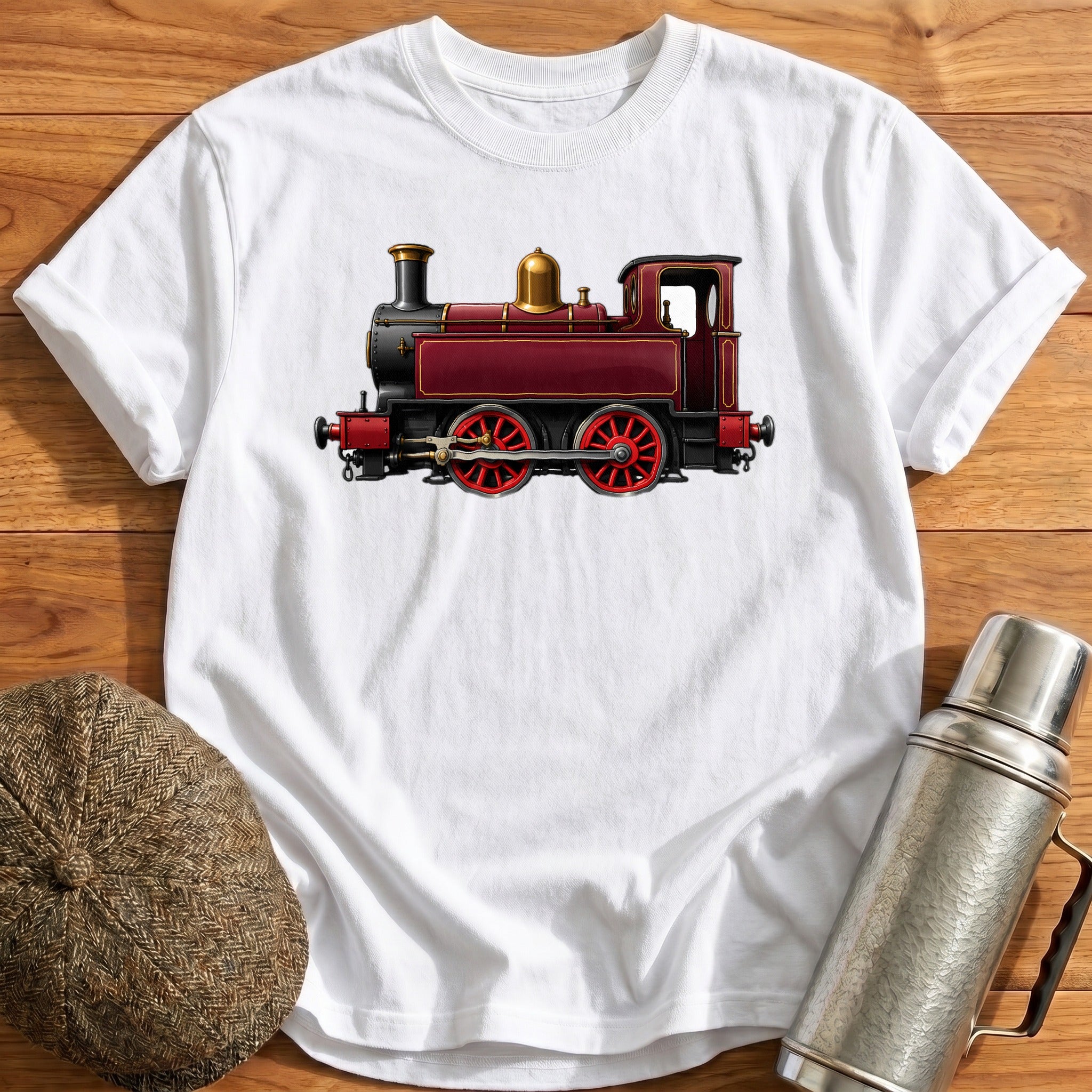 Tankengine Side T-Shirt - White