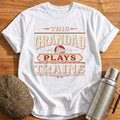 This Grandad Plays Trains T-Shirt - White