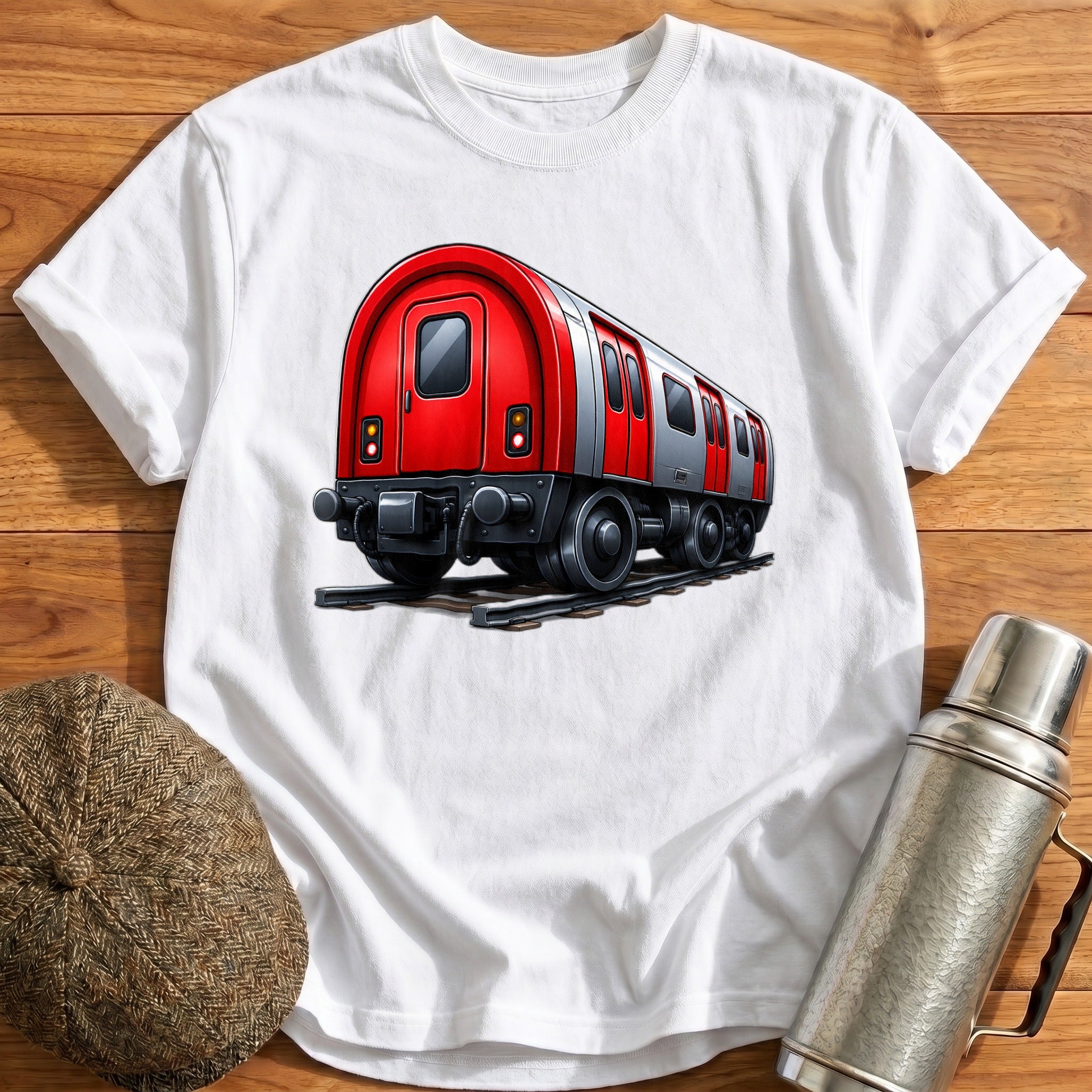 Tubetrain Rear34 T-Shirt - White
