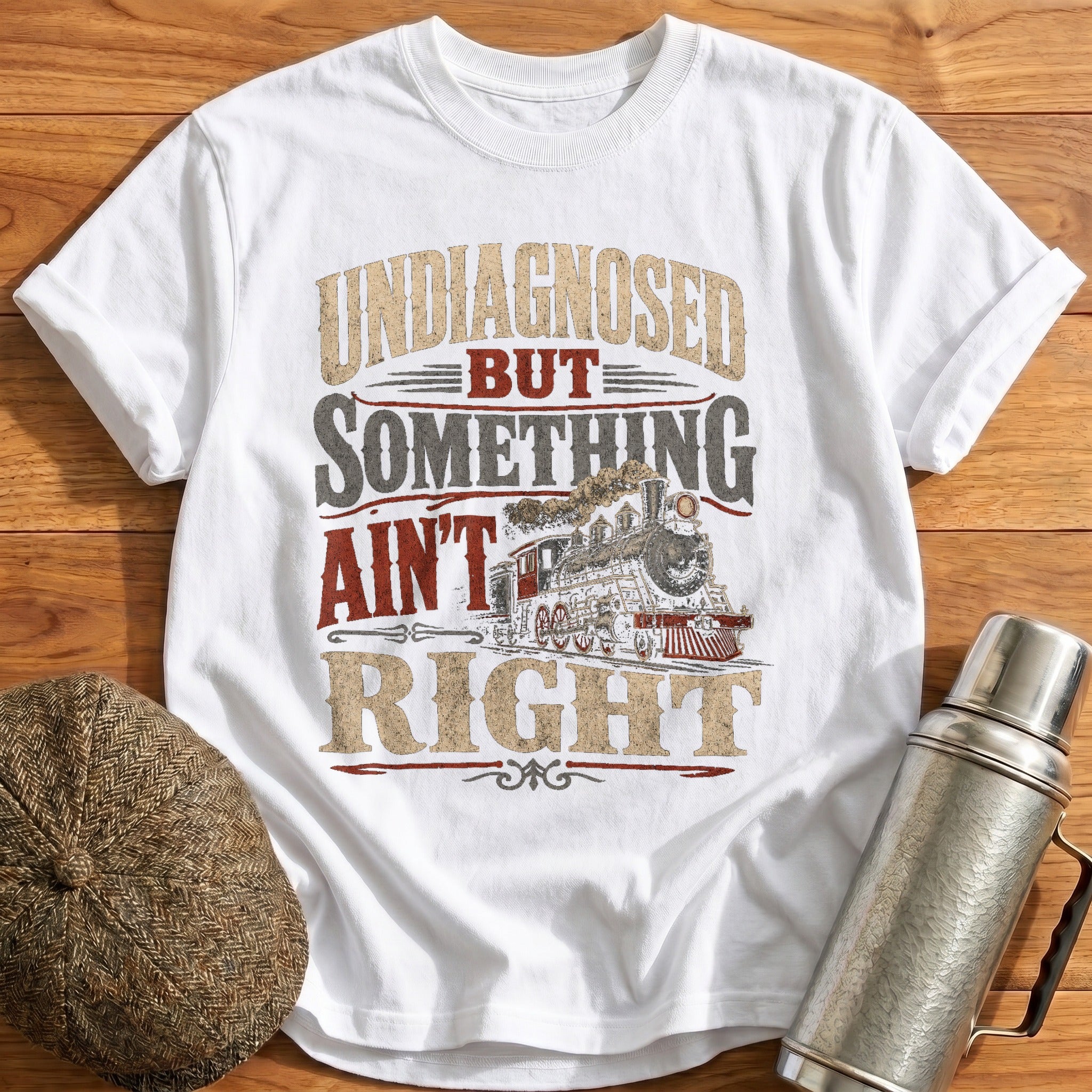 Undiagnosed Train T-Shirt - White